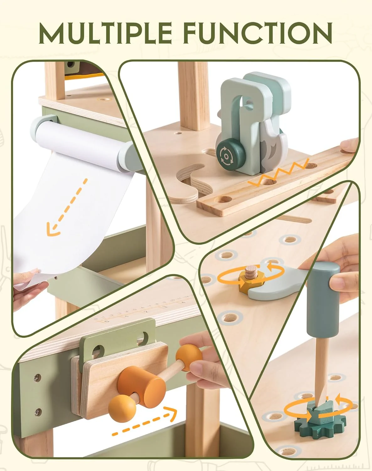 Avocado Green Tool Bench - Image 8