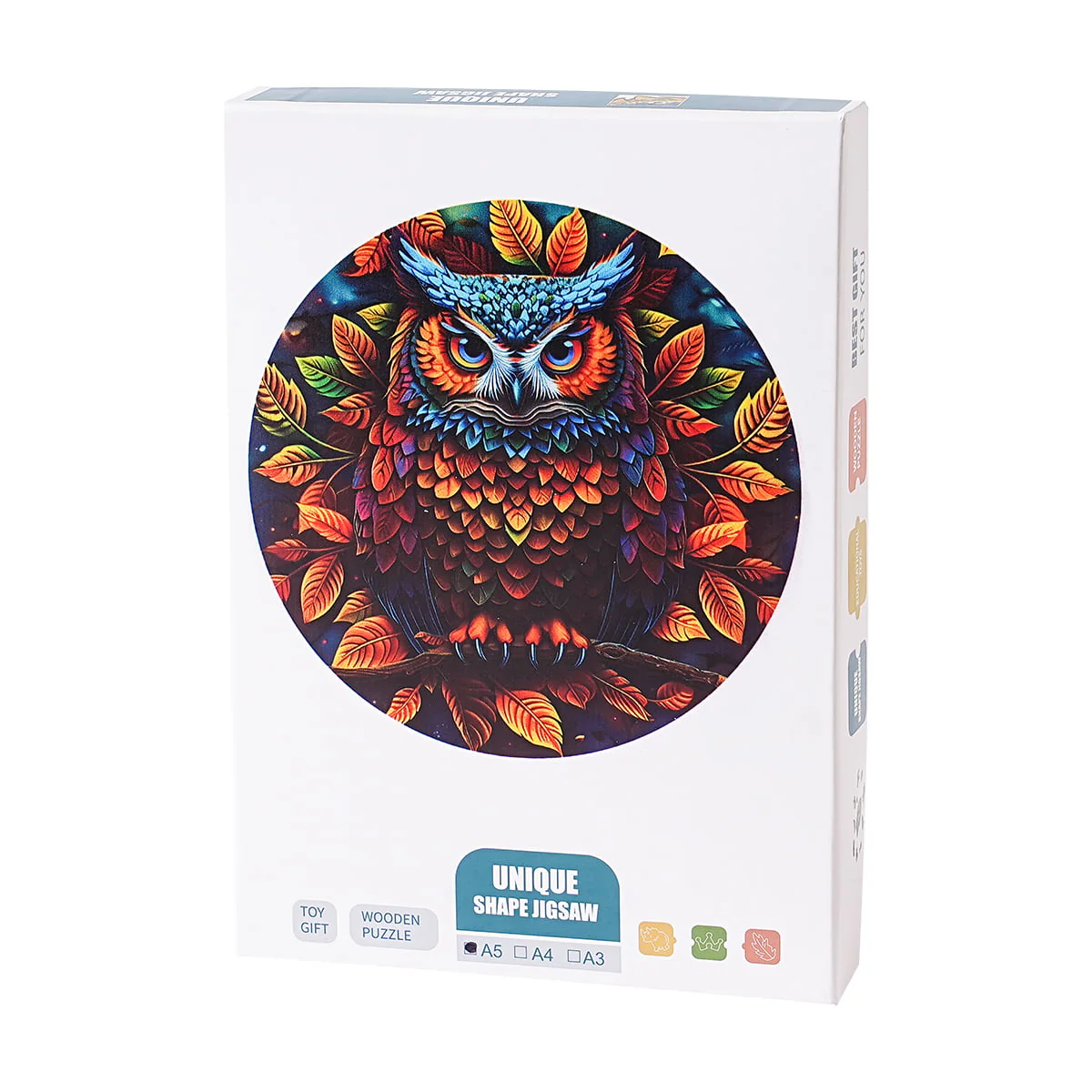ROBOTIME Moonlight Owl Wooden Jigsaw Puzzle - Image 4