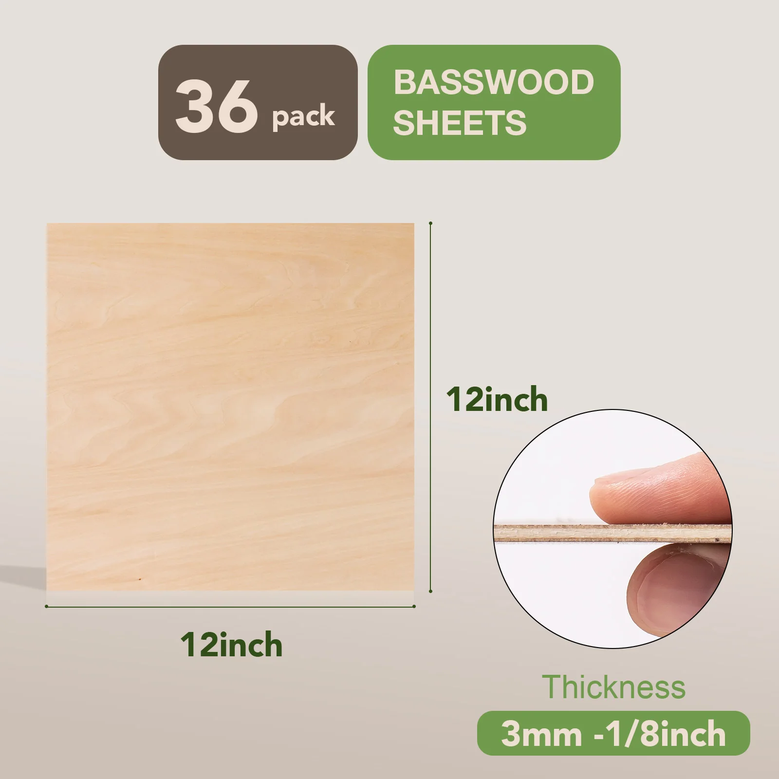 ROBOTIME Basswood & Walnut Plywood Sheets for Laser Cutting - Image 17