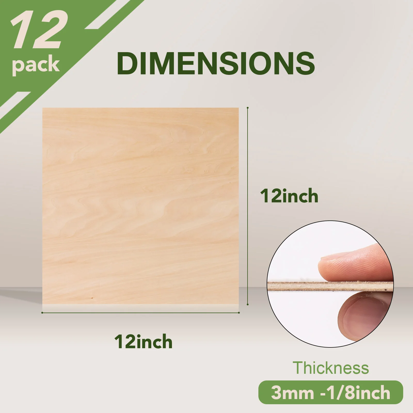 ROBOTIME Basswood & Walnut Plywood Sheets for Laser Cutting - Image 2