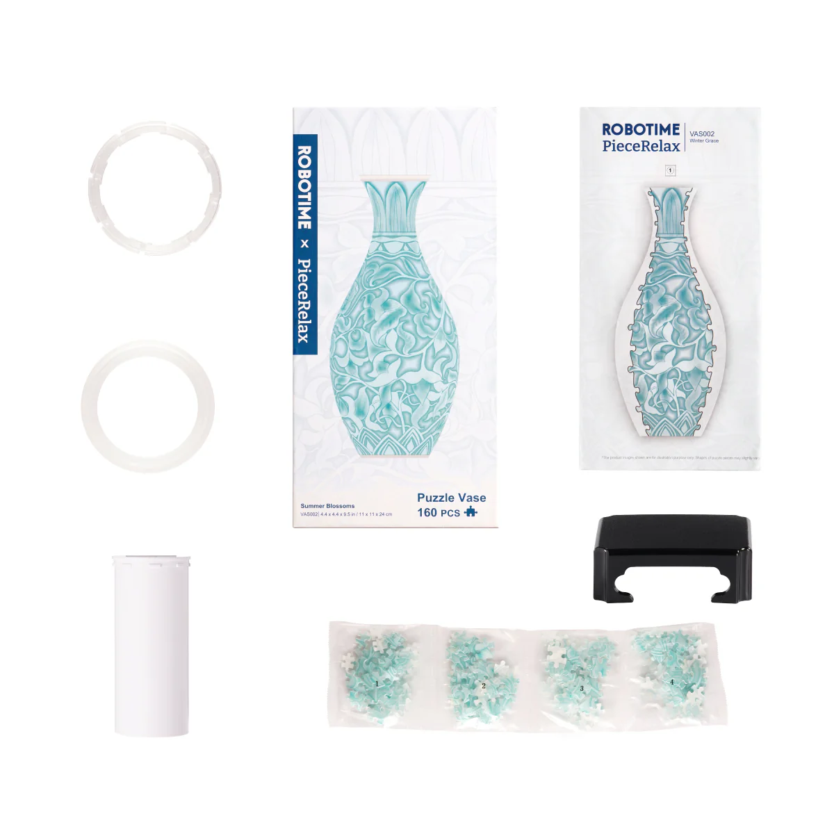 Robotime Puzzle Vase Summer Blossoms Emerald Garden VAS002 - Image 5