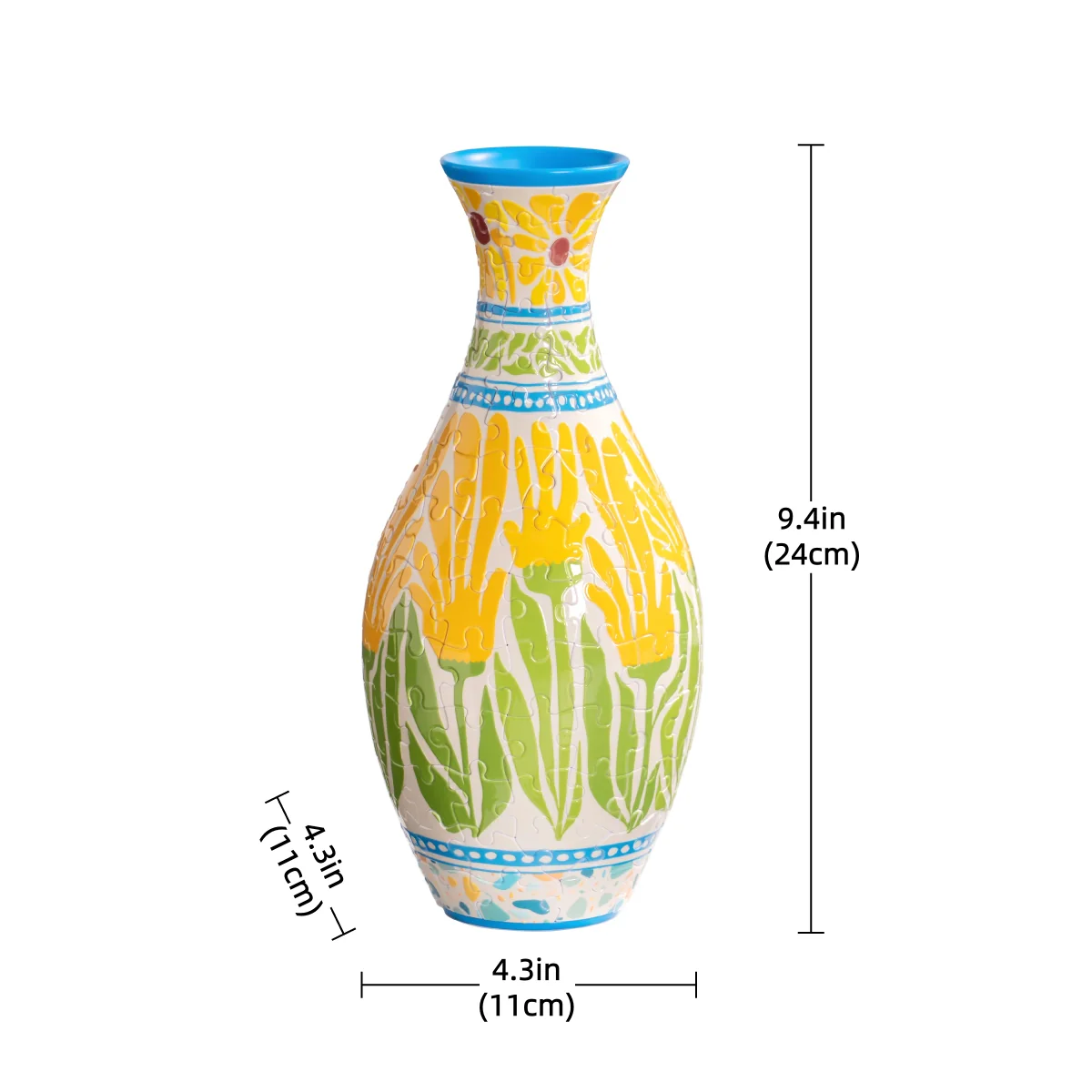 Robotime Puzzle Vase Summer Blossoms Sunset Mosaic VAS001 - Image 6