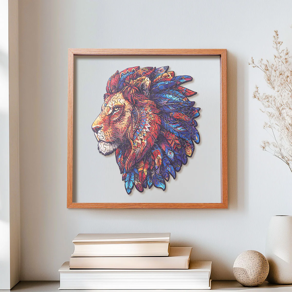 ROBOTIME The Lion King Wooden Jigsaw Puzzle with Frame - Image 2