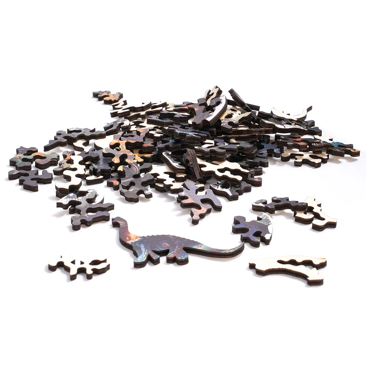 ROBOTIME Wall Breaking T-Rex Wooden Jigsaw Puzzle - Image 3