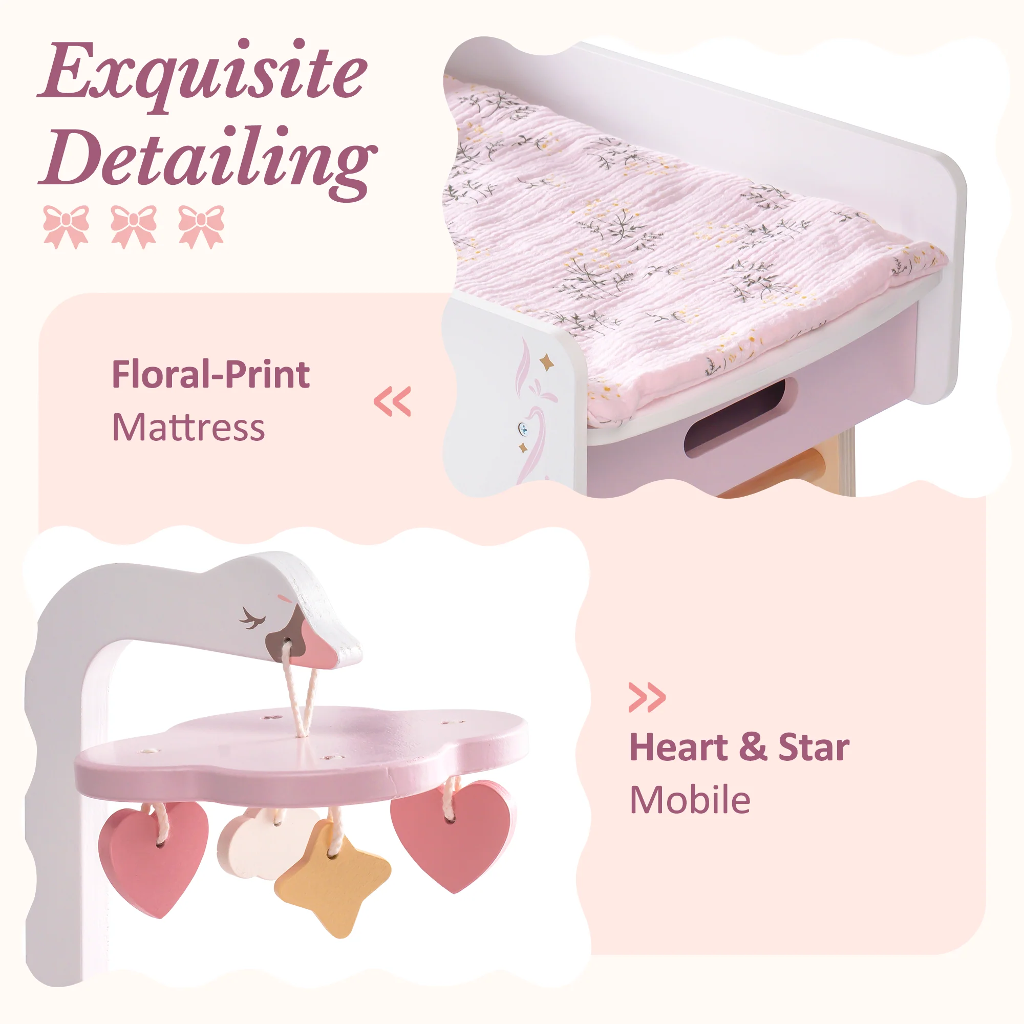 ROBUD 18 Inch Doll Changing Table - Image 10
