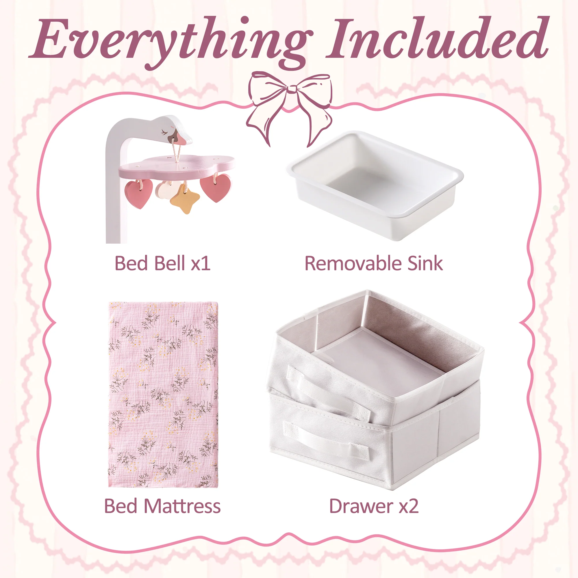 ROBUD 18 Inch Doll Changing Table - Image 11