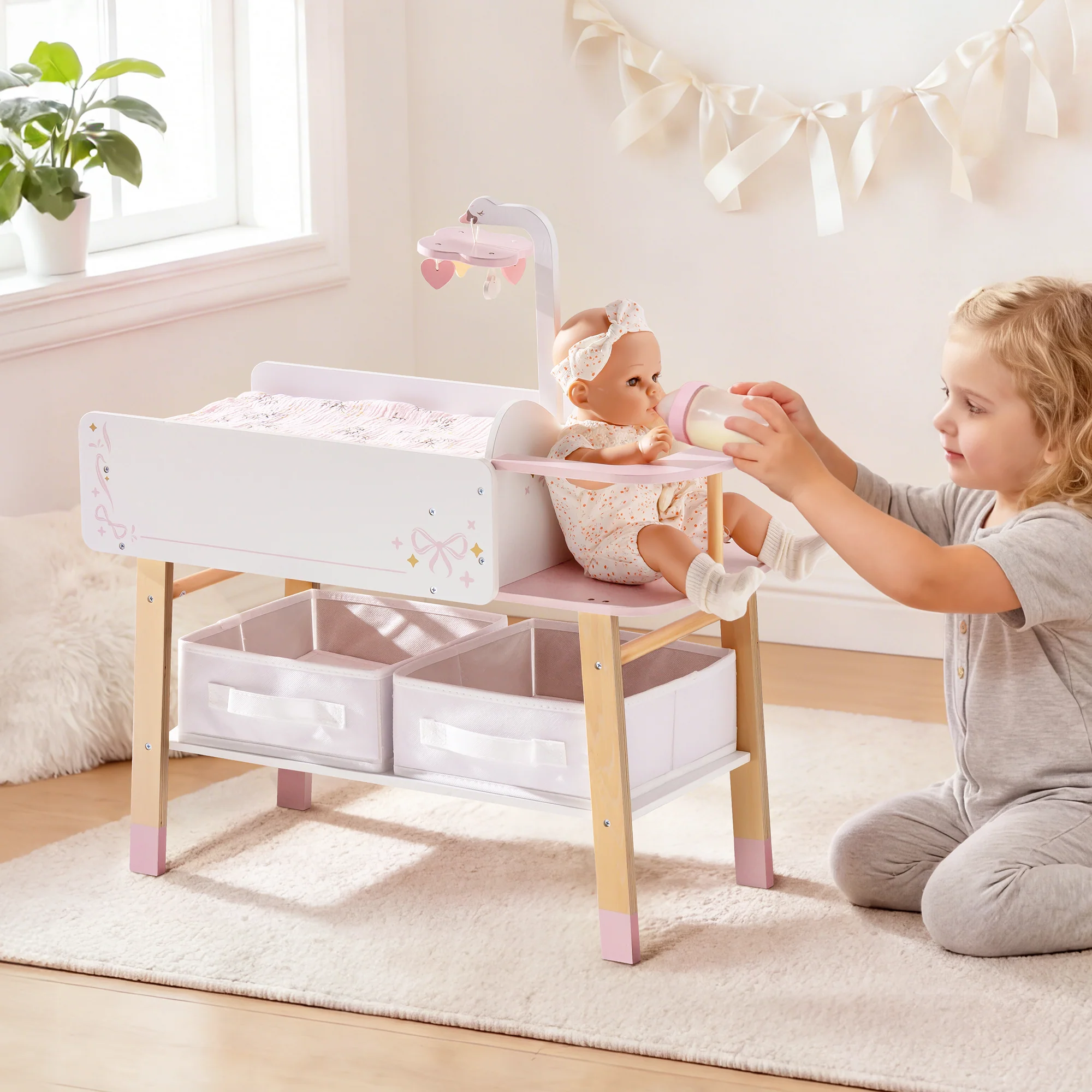 ROBUD 18 Inch Doll Changing Table - Image 5