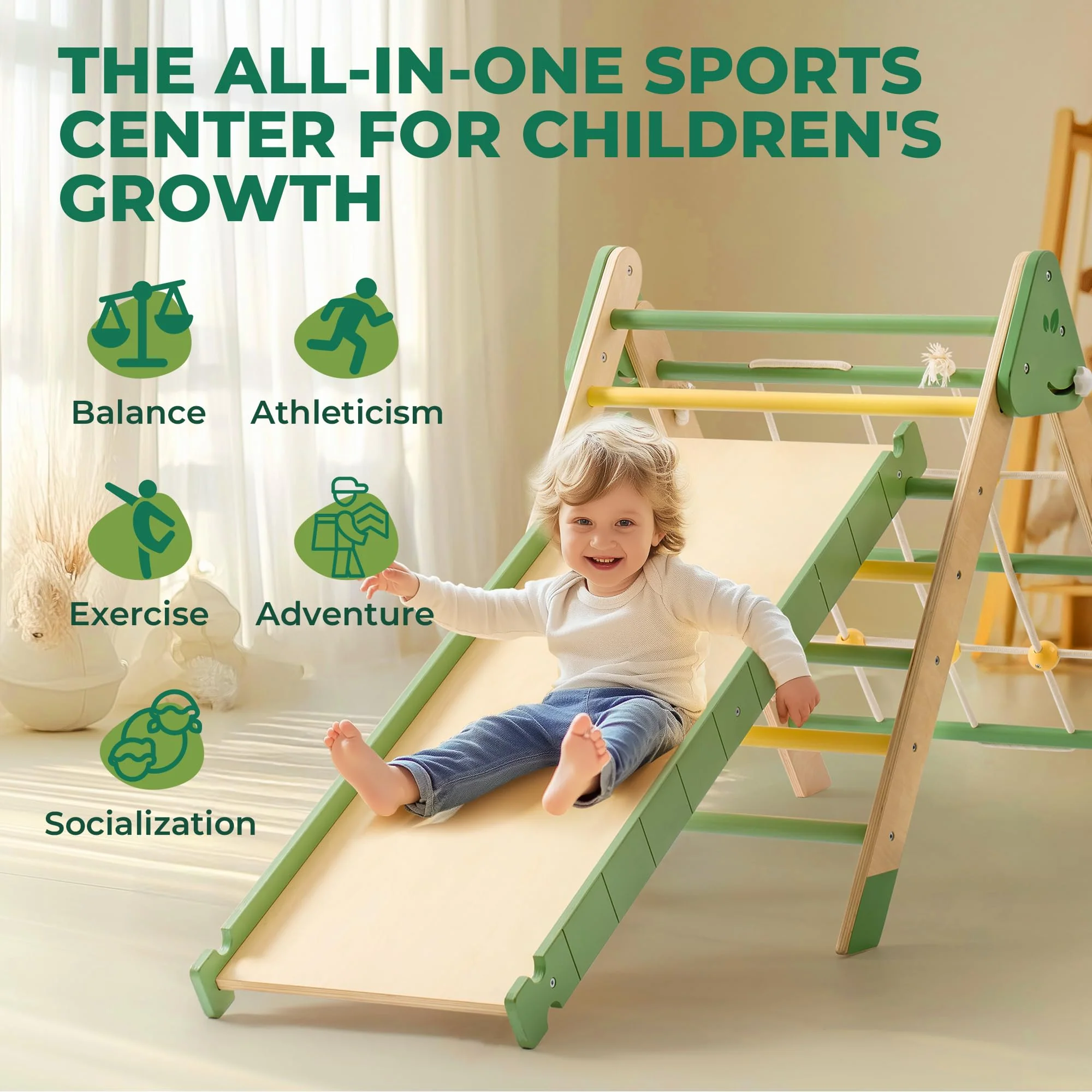 ROBUD 5 in 1 Toddler Climbing Toys Set - Image 4