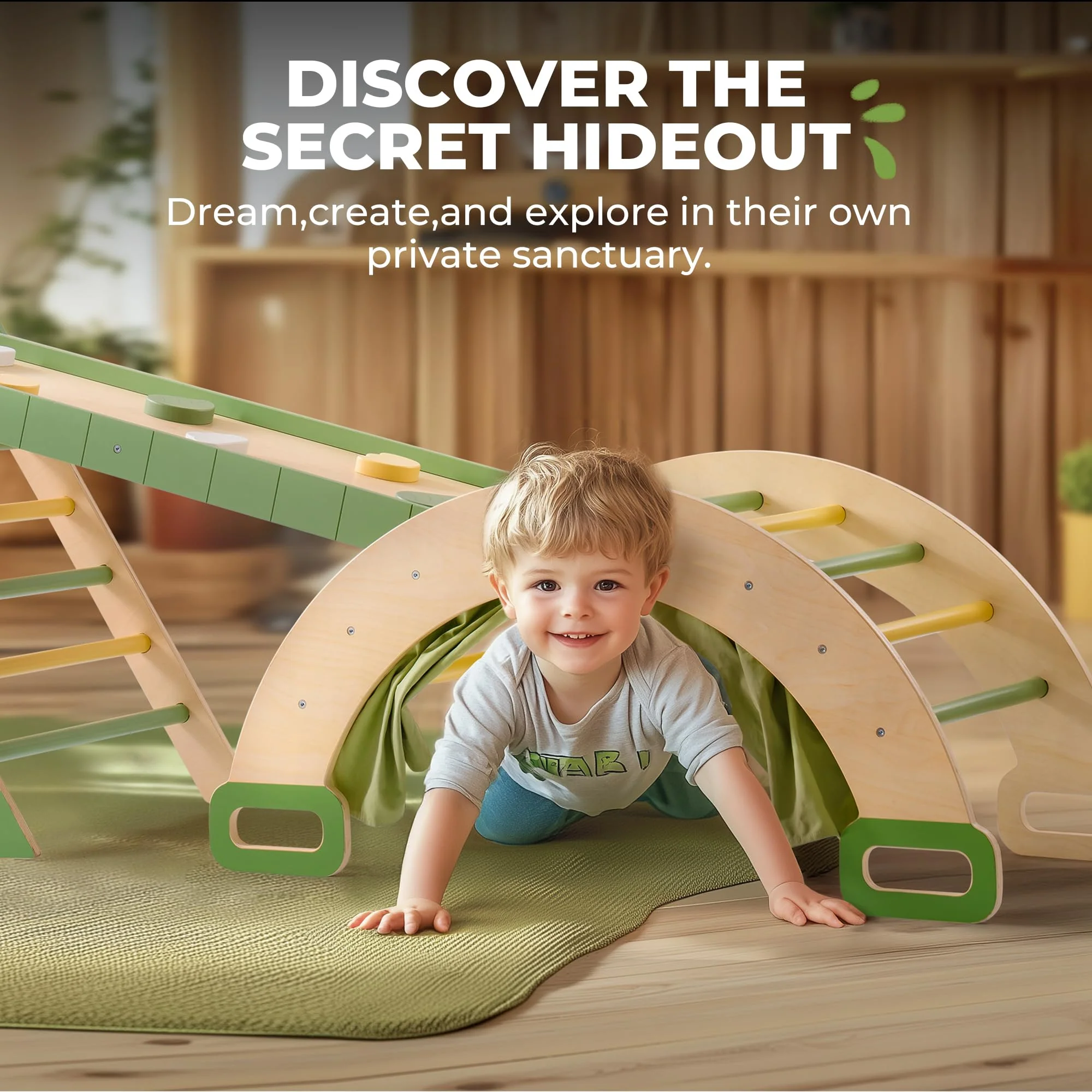 ROBUD 5 in 1 Toddler Climbing Toys Set - Image 8