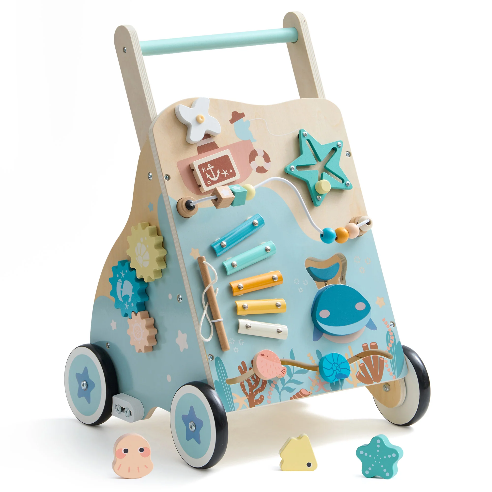 Robud Baby Push Walkers Wooden - Image 10