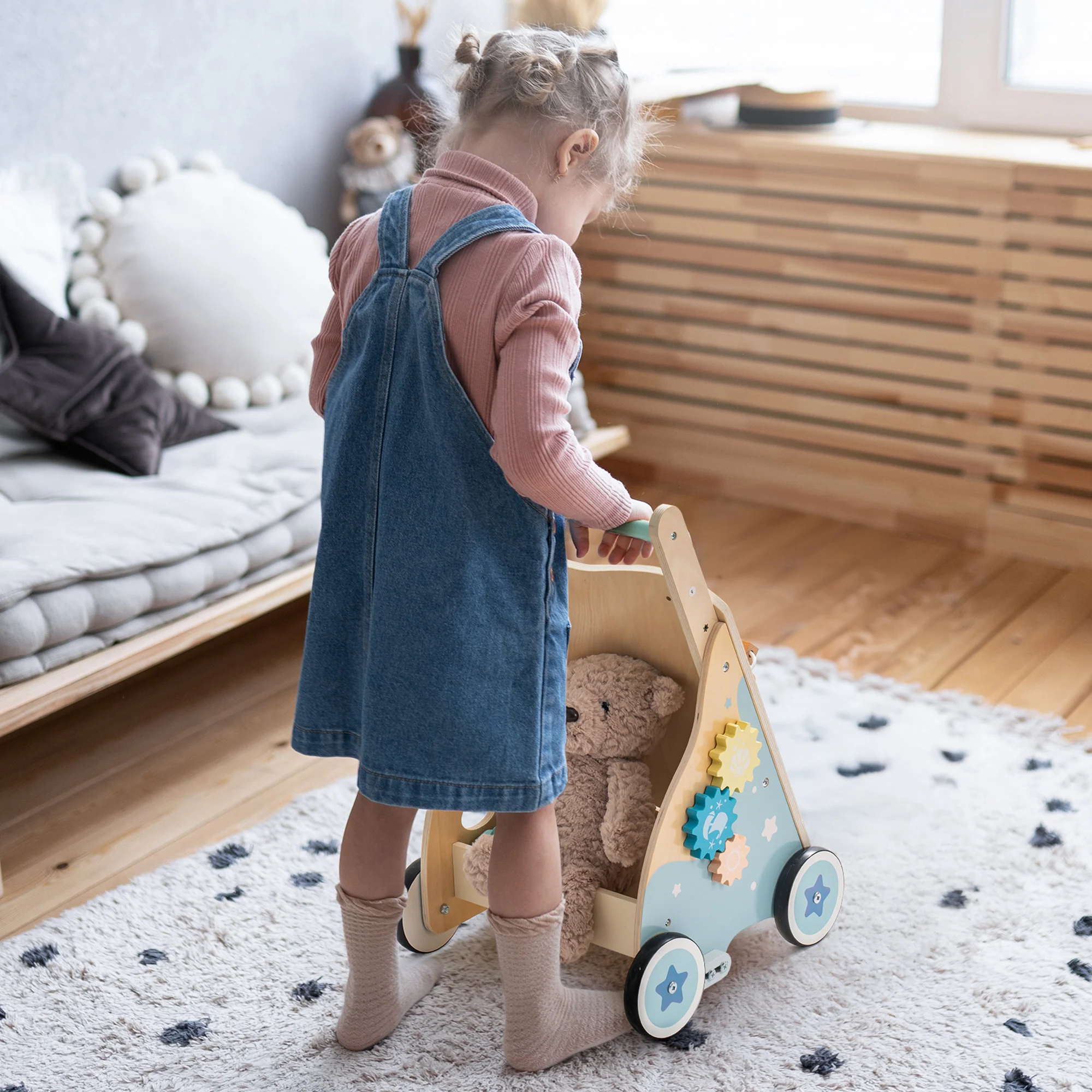 Robud Baby Push Walkers Wooden - Image 3