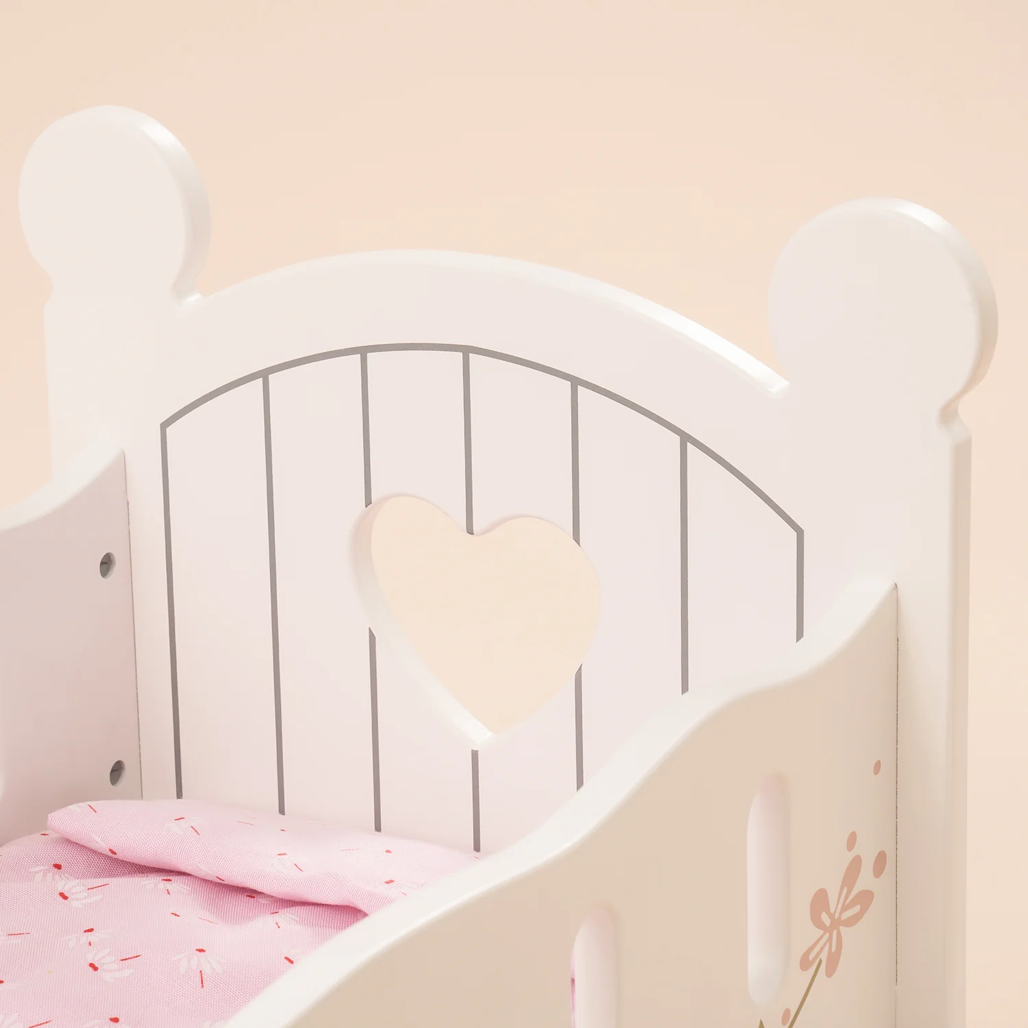 ROBUD Baby Wooden Doll Crib 18inch WRP01 - Image 4