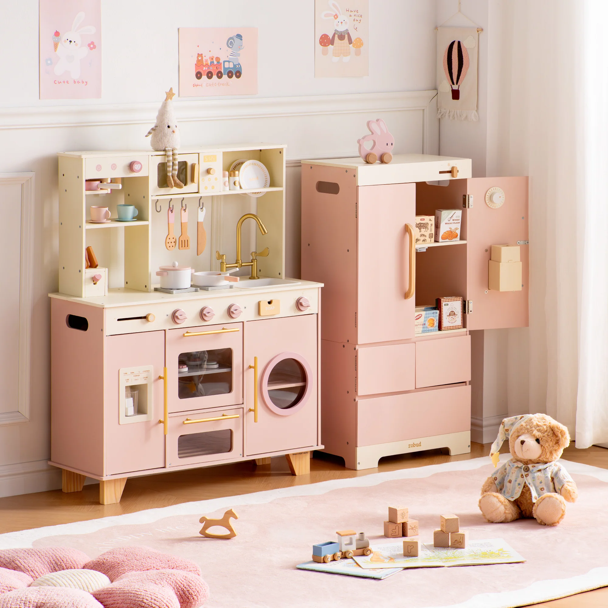 ROBUD Glowwood Kitchen House - Little Kitchen in Soft - Image 7