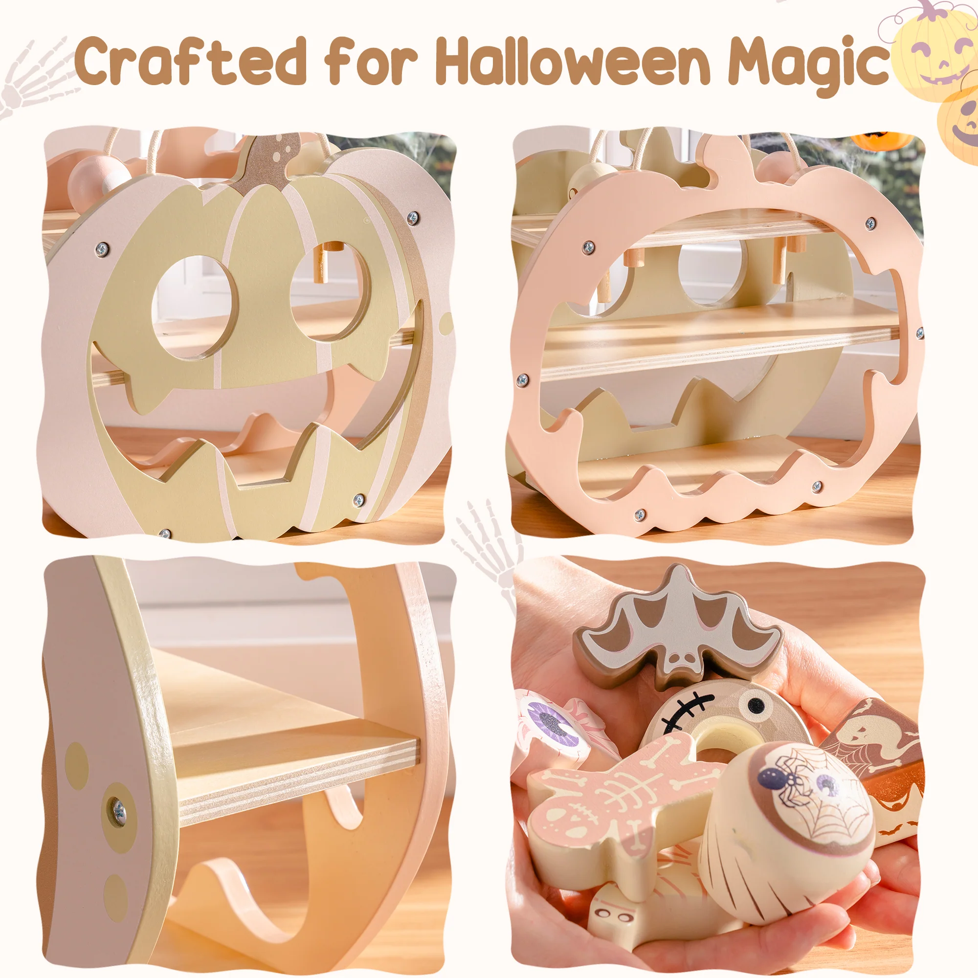 ROBUD Halloween Candy House Play Food Set for Kids - Image 11