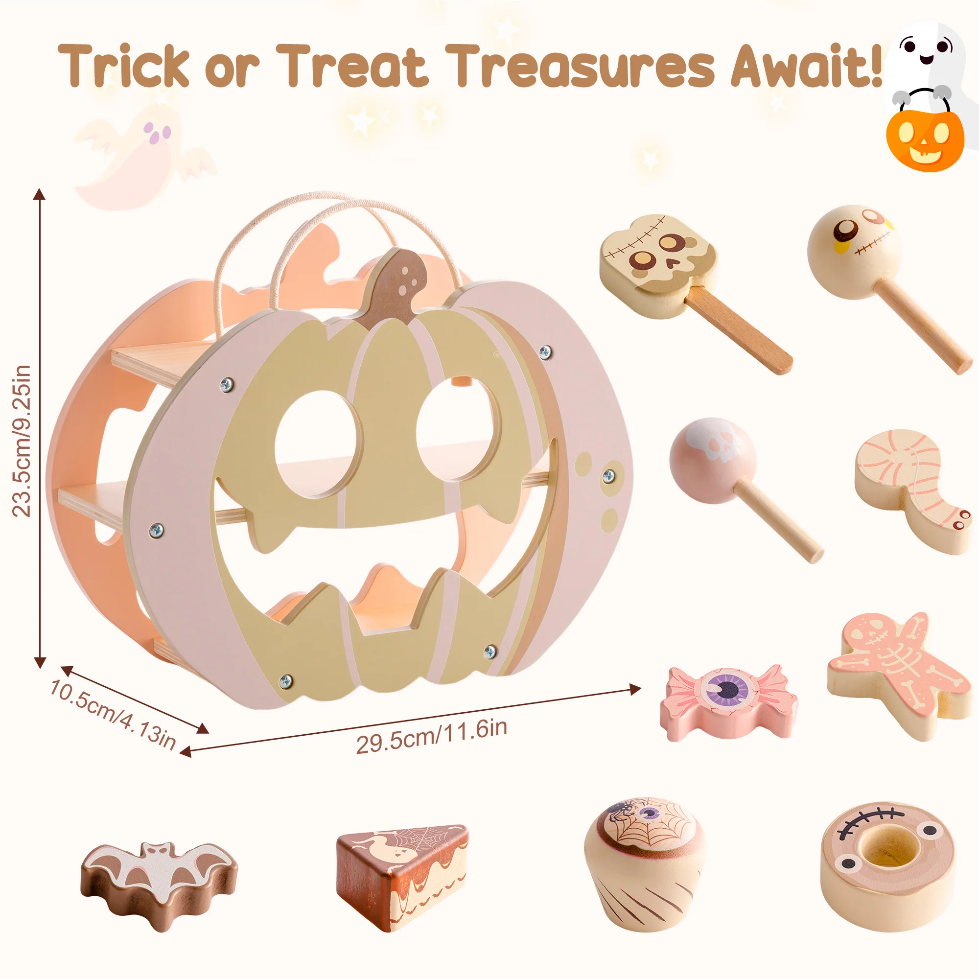 ROBUD Halloween Candy House Play Food Set for Kids - Image 13