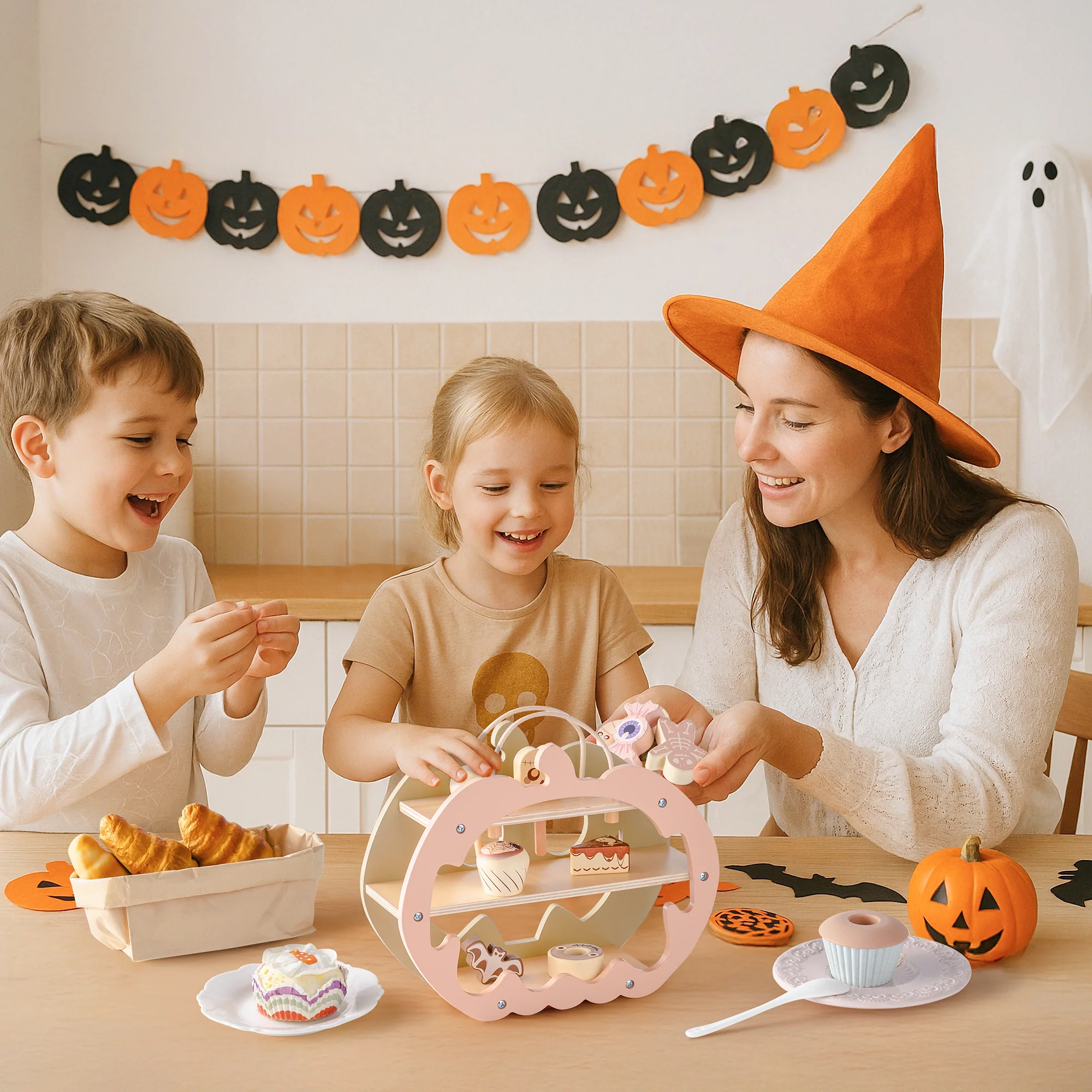 ROBUD Halloween Candy House Play Food Set for Kids - Image 6