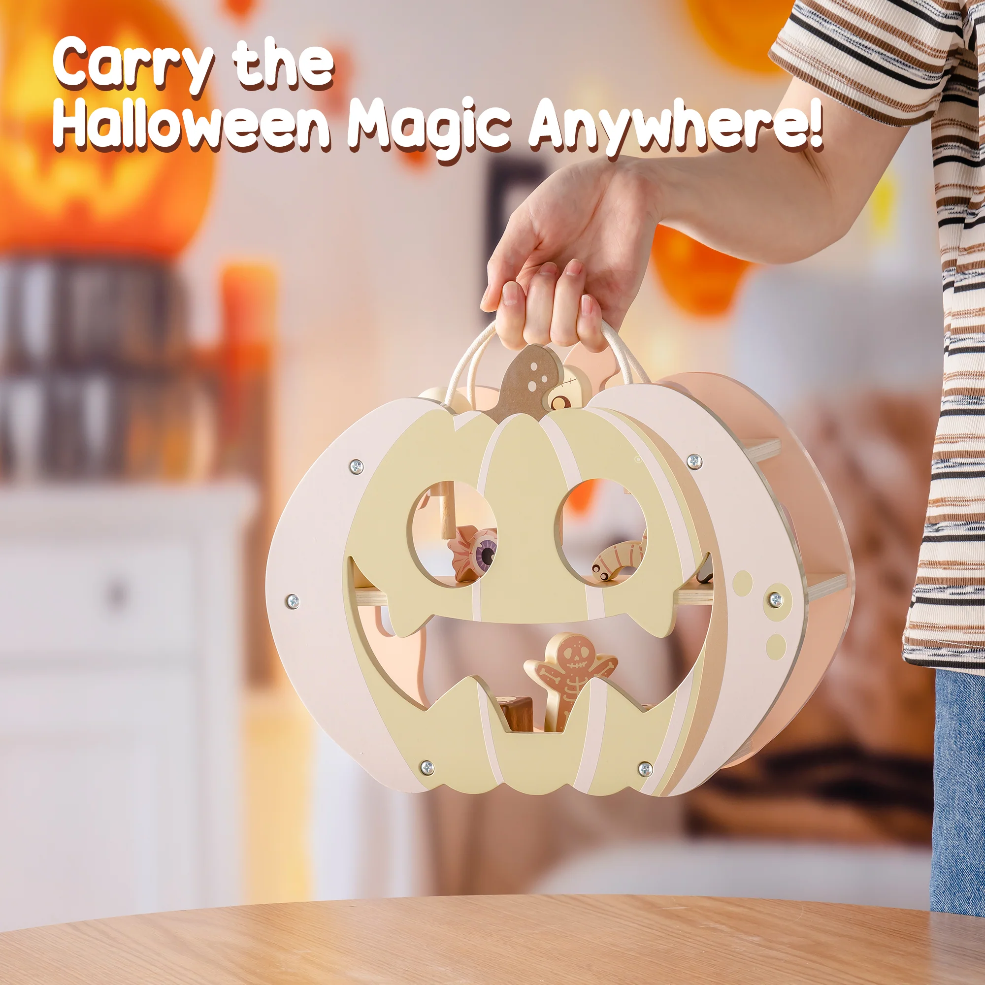 ROBUD Halloween Candy House Play Food Set for Kids - Image 8