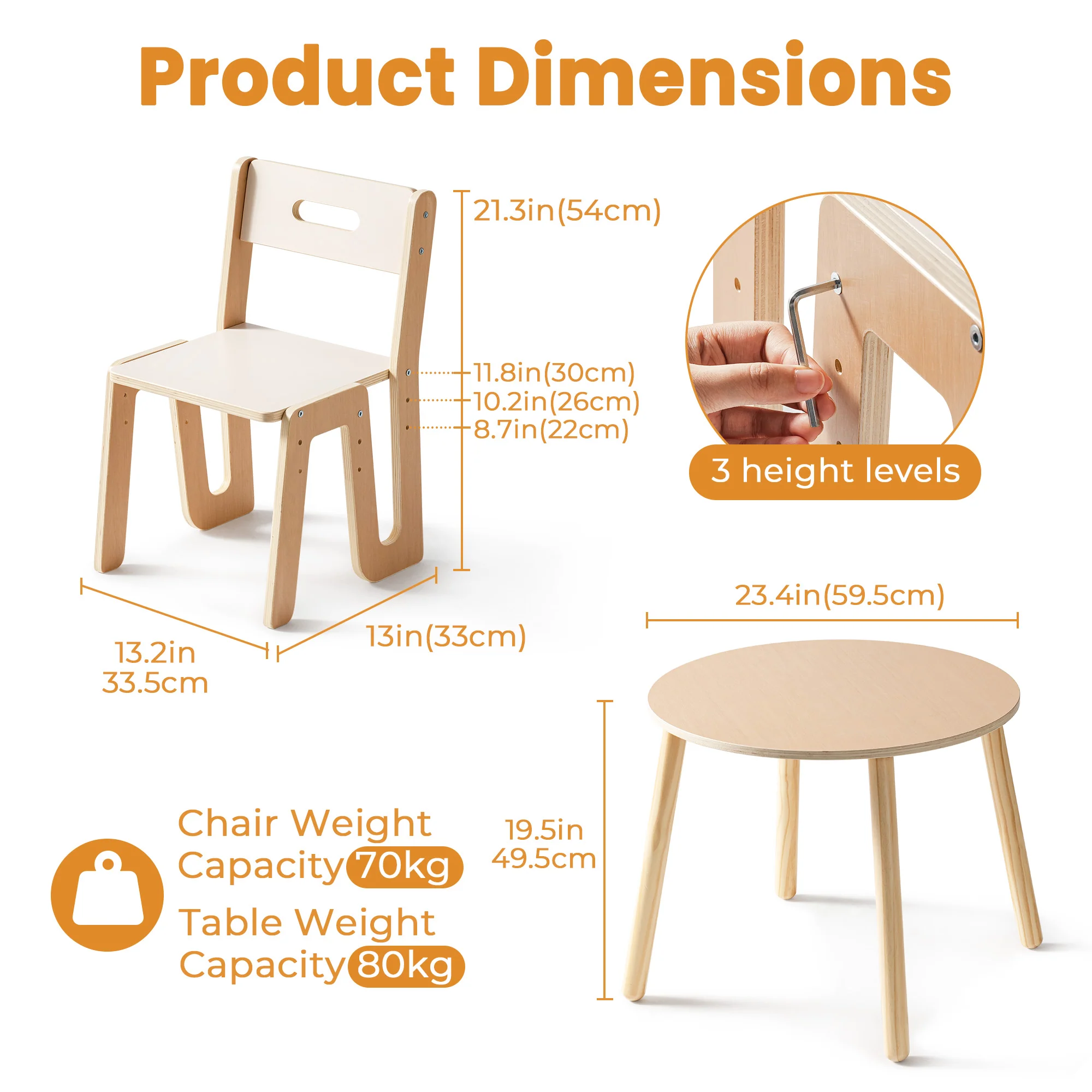 ROBUD Kids Chair and Table Set - Image 10