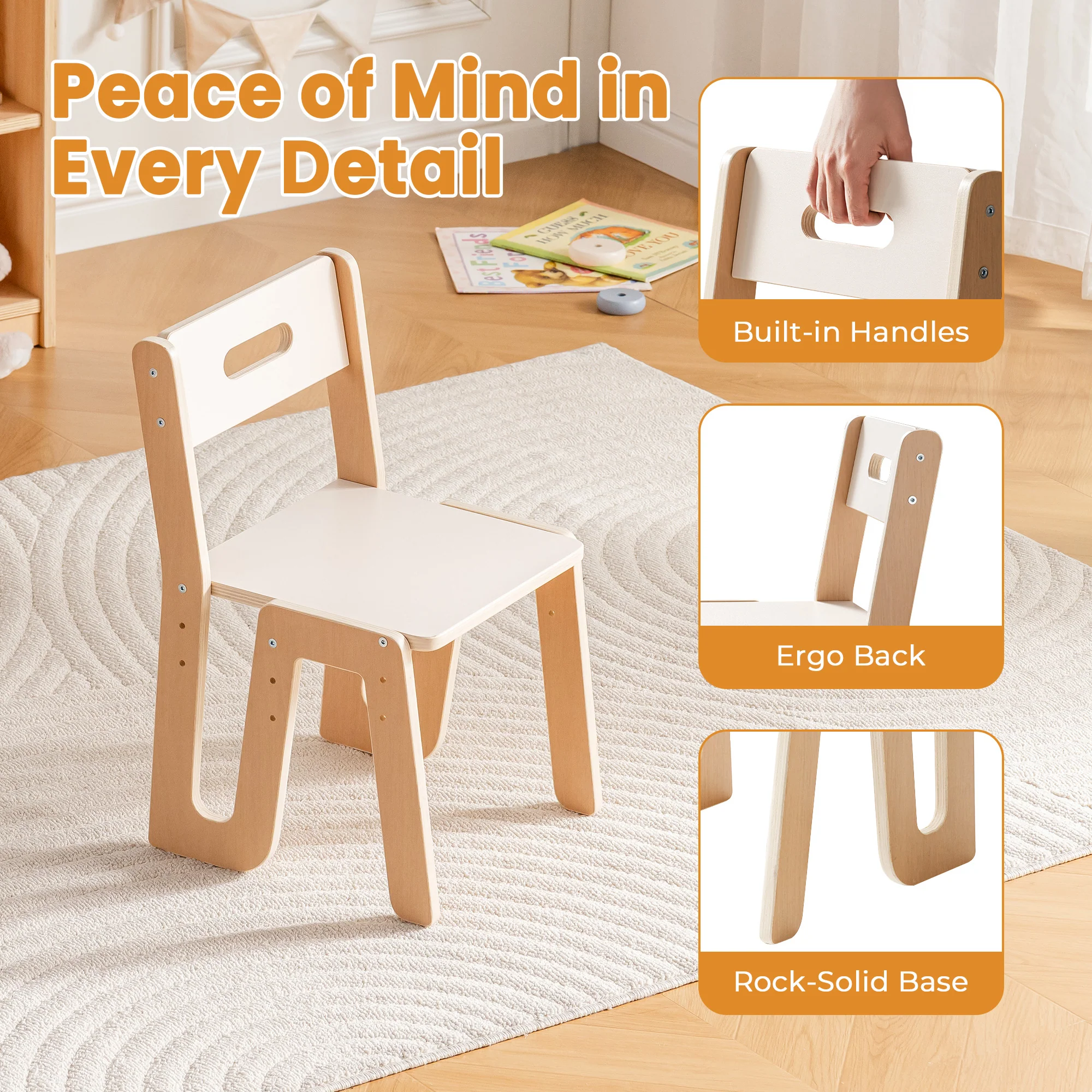 ROBUD Kids Chair and Table Set - Image 8