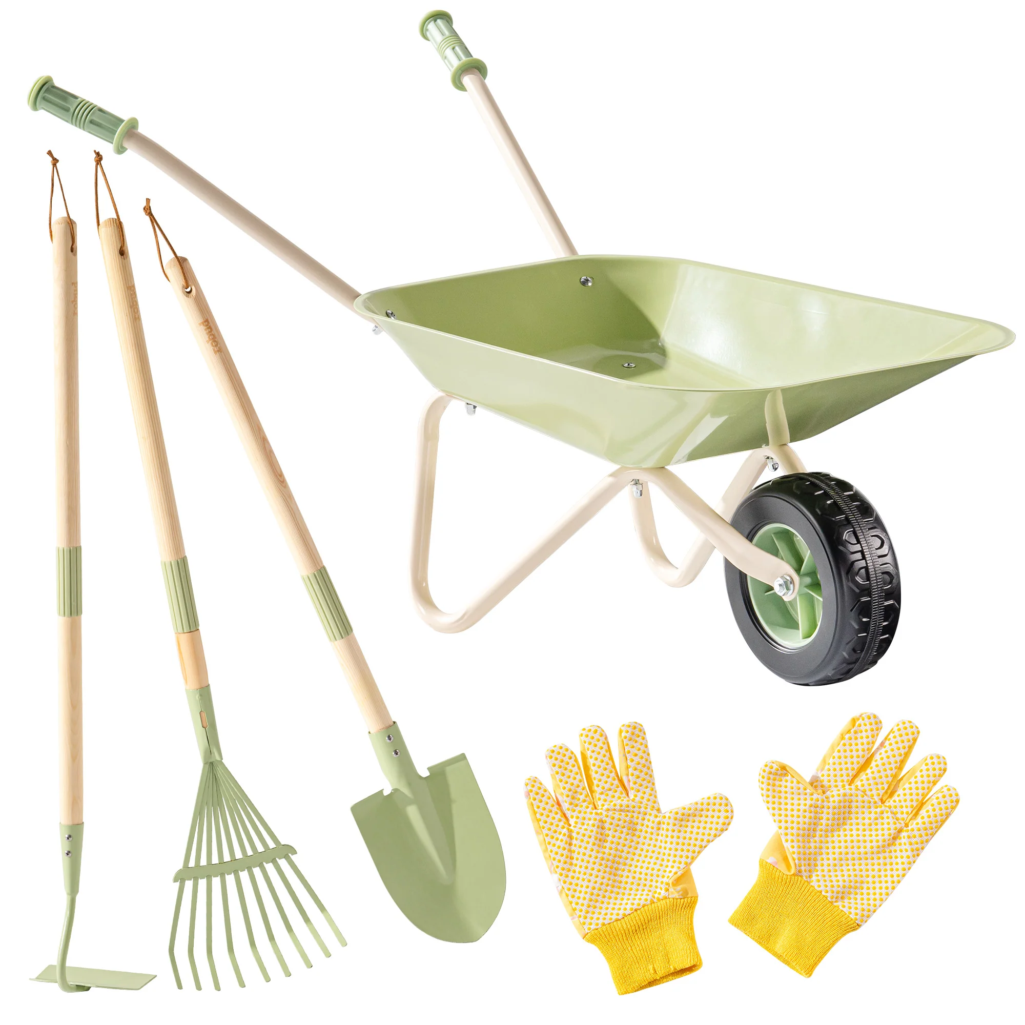 ROBUD Kids Wheelbarrow Set - Image 2