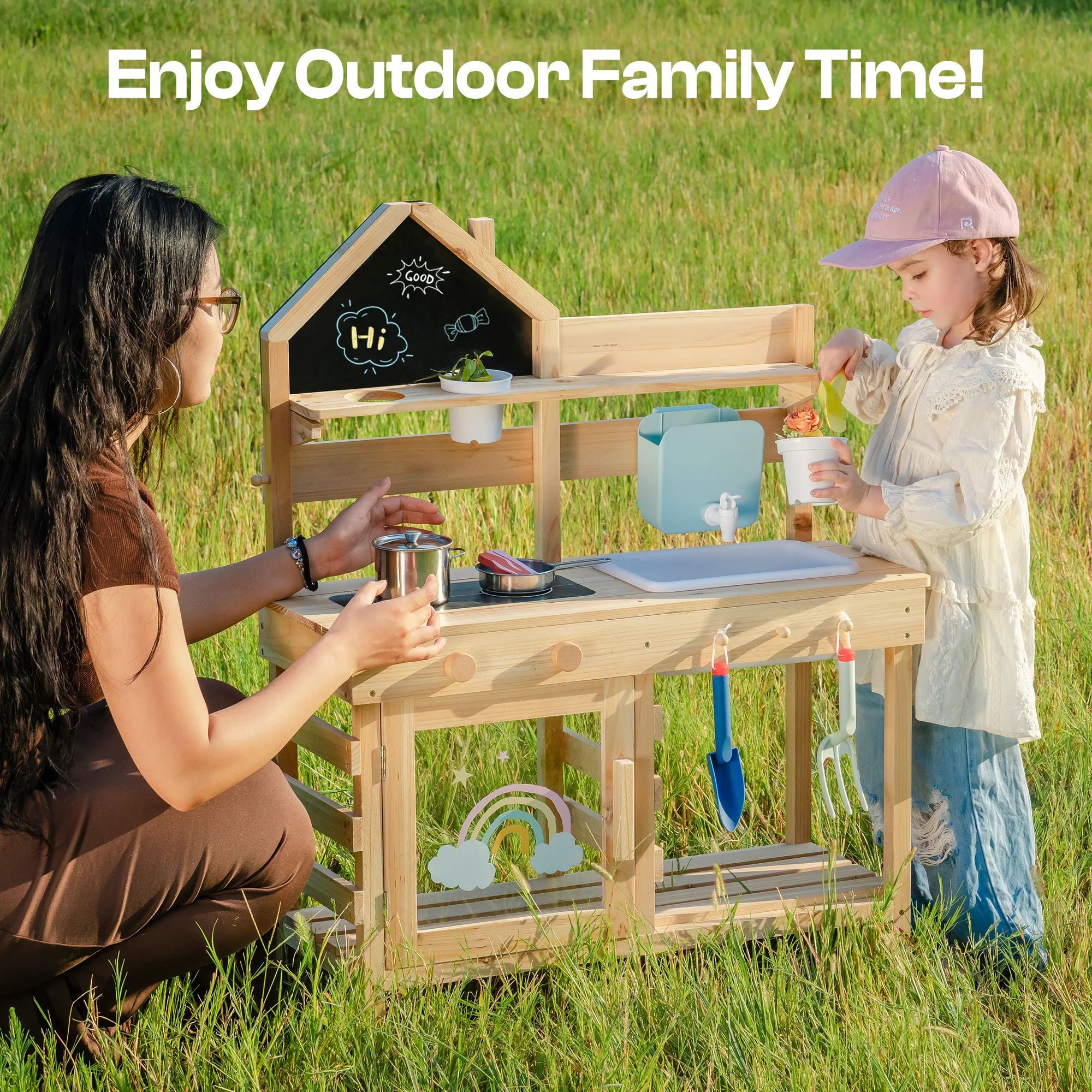 ROBUD Outdoor Mud Kitchen for Kids ¨C Childlike Fun - Image 5