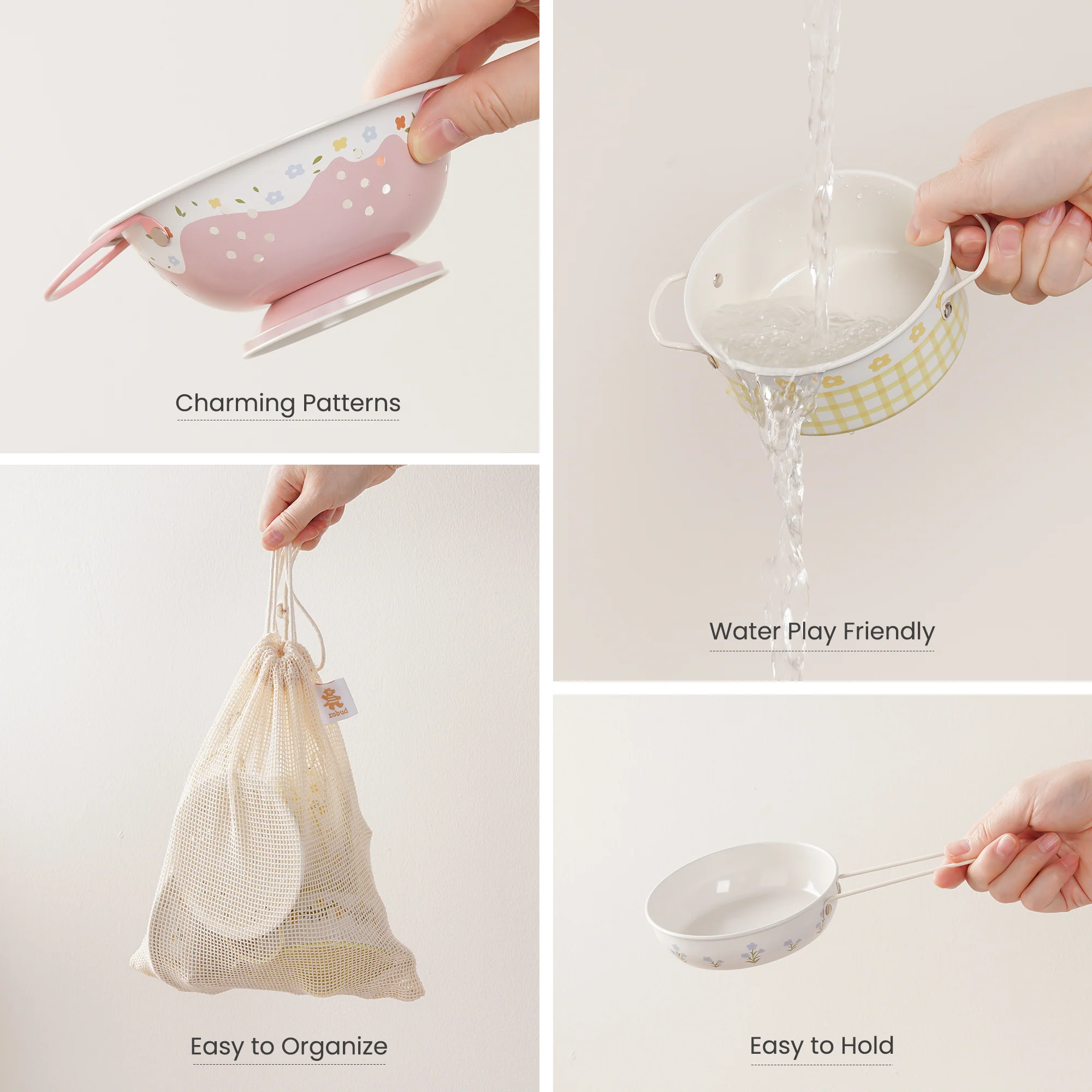 ROBUD Tinplate Pretend Cooking Utensils - Image 8