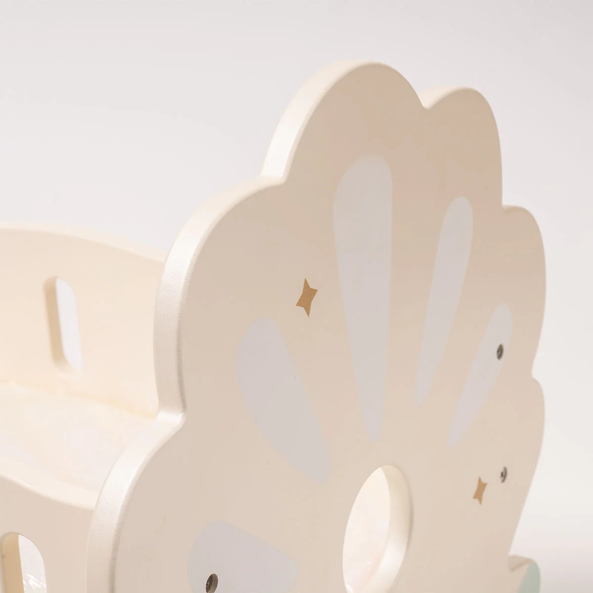 ROBUD Wooden Baby Doll Crib - Image 4