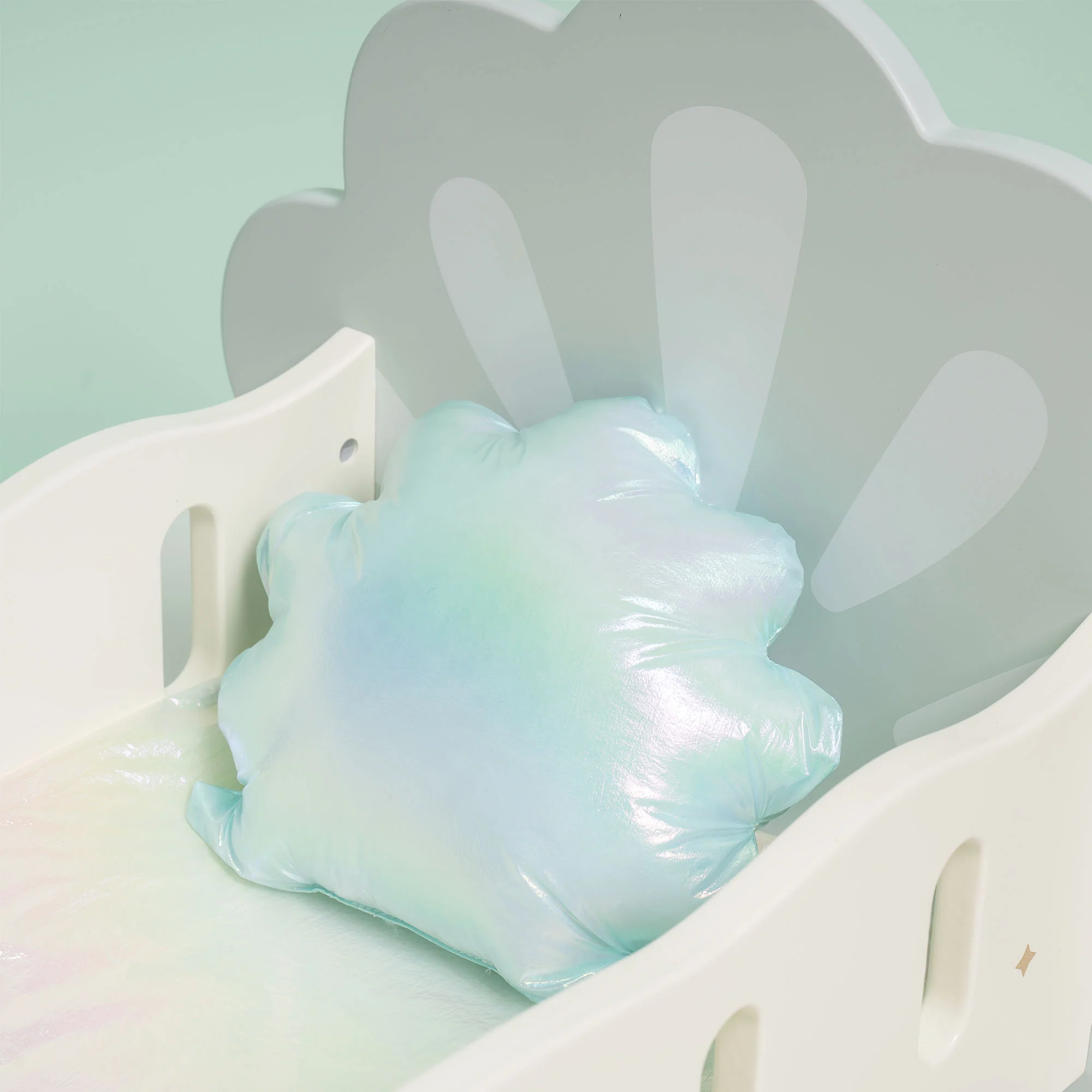 ROBUD Wooden Baby Doll Crib - Image 9