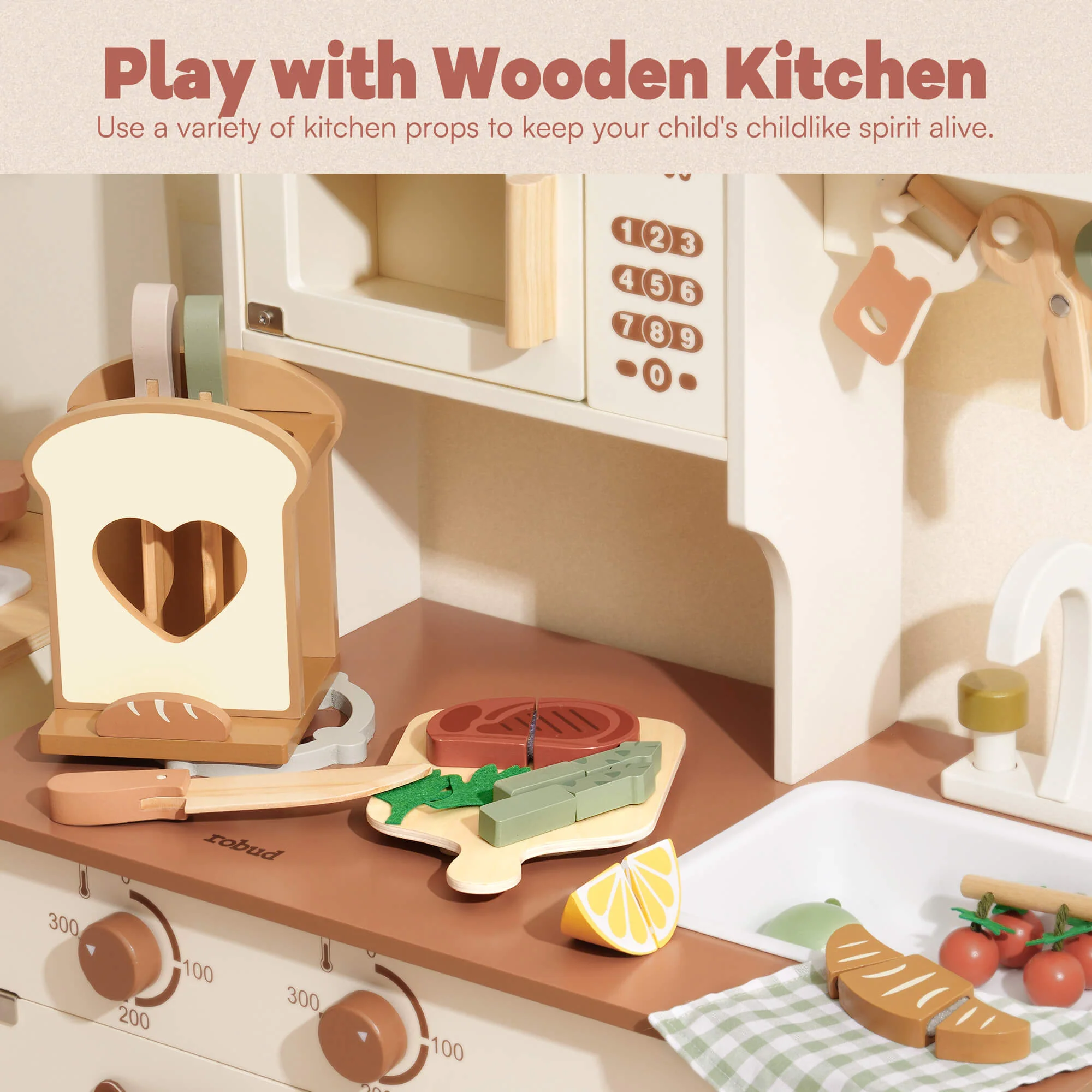 ROBUD Wooden Knife Set 16pcs - Image 6