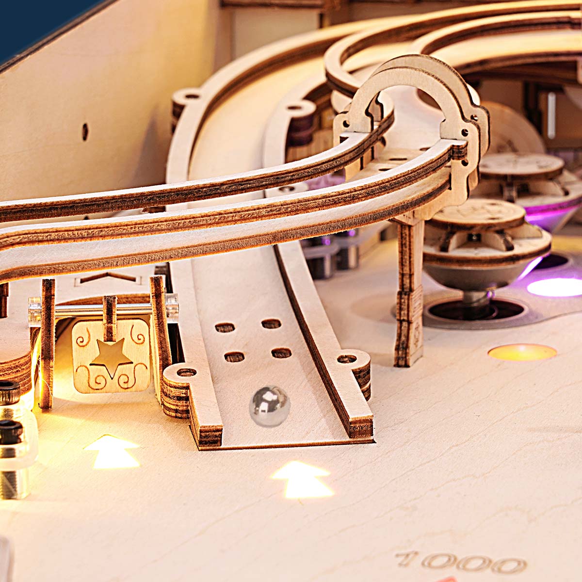 ROKR 3D Pinball Machine 3D Wooden Puzzle EG01 - Image 5