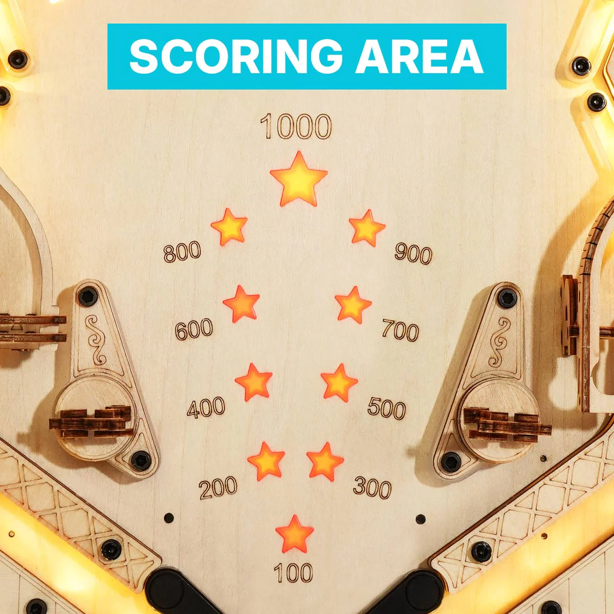 ROKR 3D Pinball Machine 3D Wooden Puzzle EG01 - Image 7