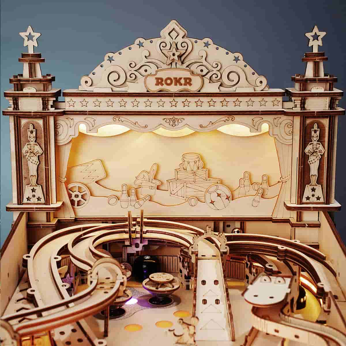 ROKR 3D Pinball Machine 3D Wooden Puzzle EG01 - Image 8
