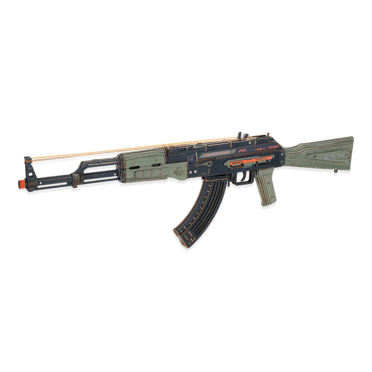 ROKR AK-47 Assault Rifle Toy Gun 3D Wooden Puzzle LQ901 - Image 13