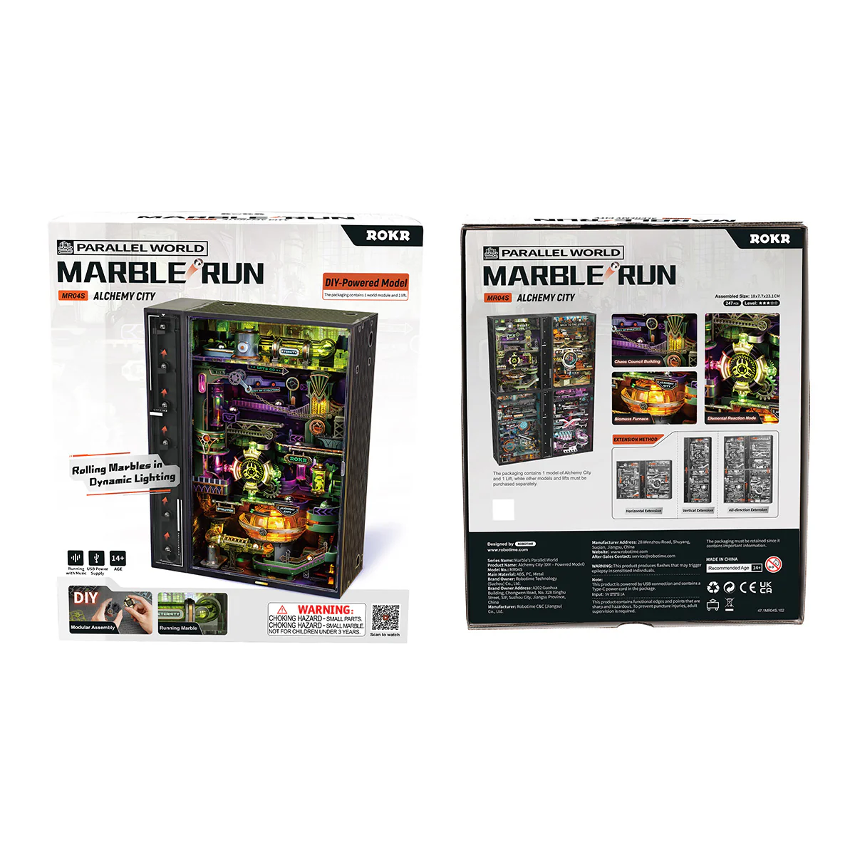 ROKR Alchemy City Marble Run Mechanical 3D Puzzle MR04S - Image 9