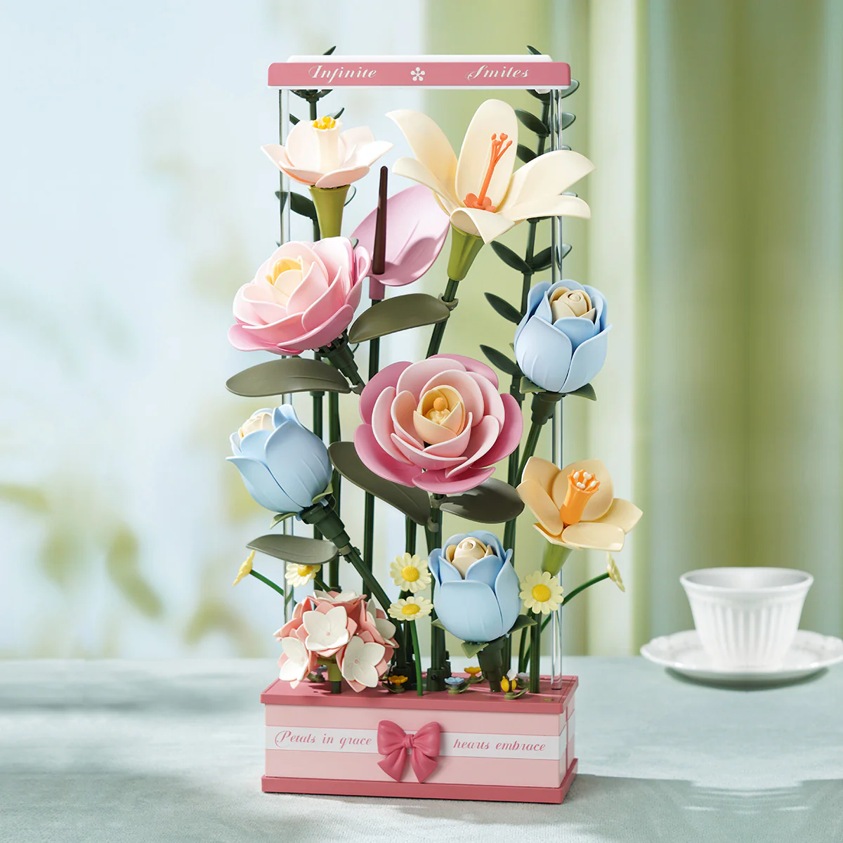 ROKR Blooming Bouquet Box DIY 3D Puzzle AF01D - Image 4