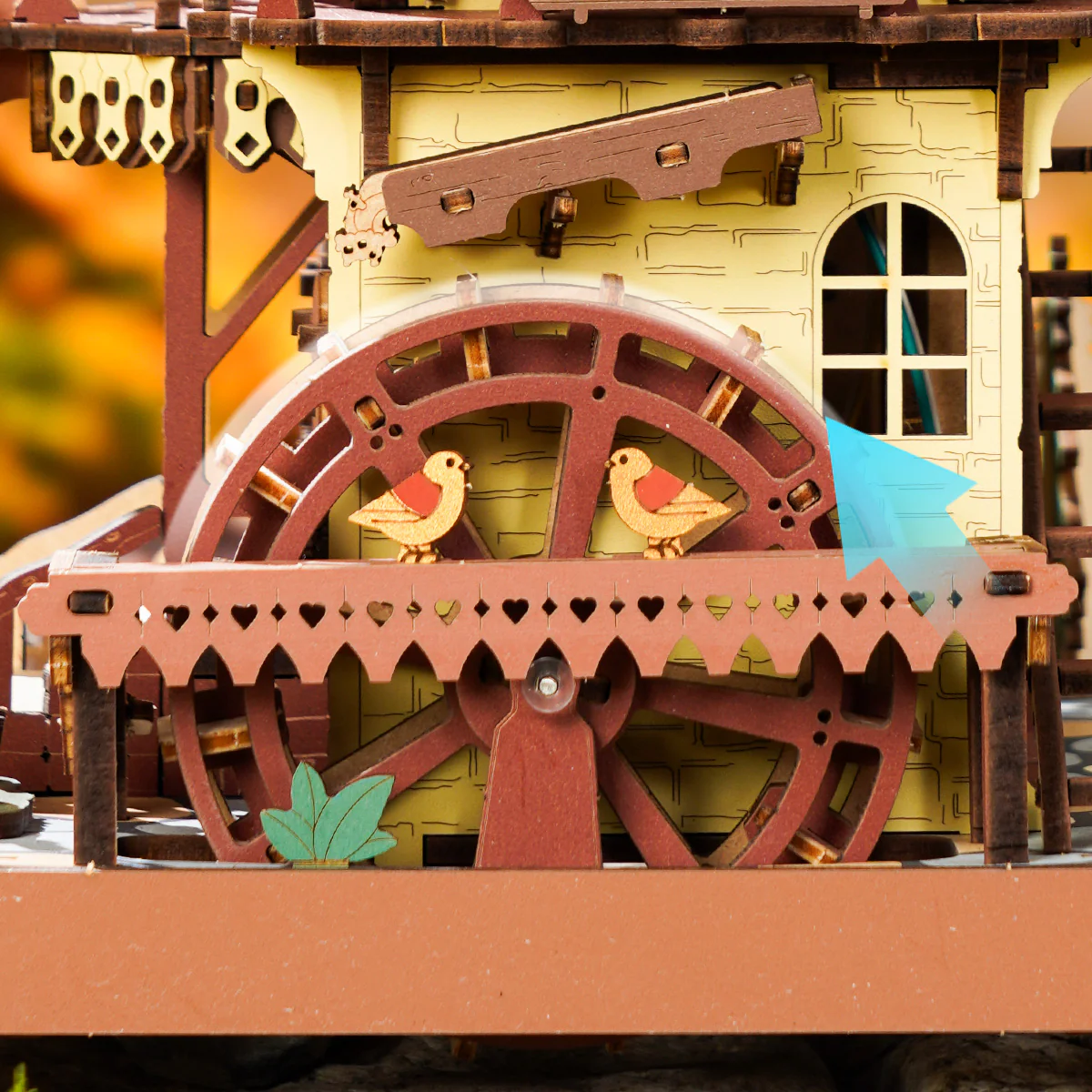 ROKR Cuckoo Clock Mechanical 3D Wooden Puzzle - Image 6