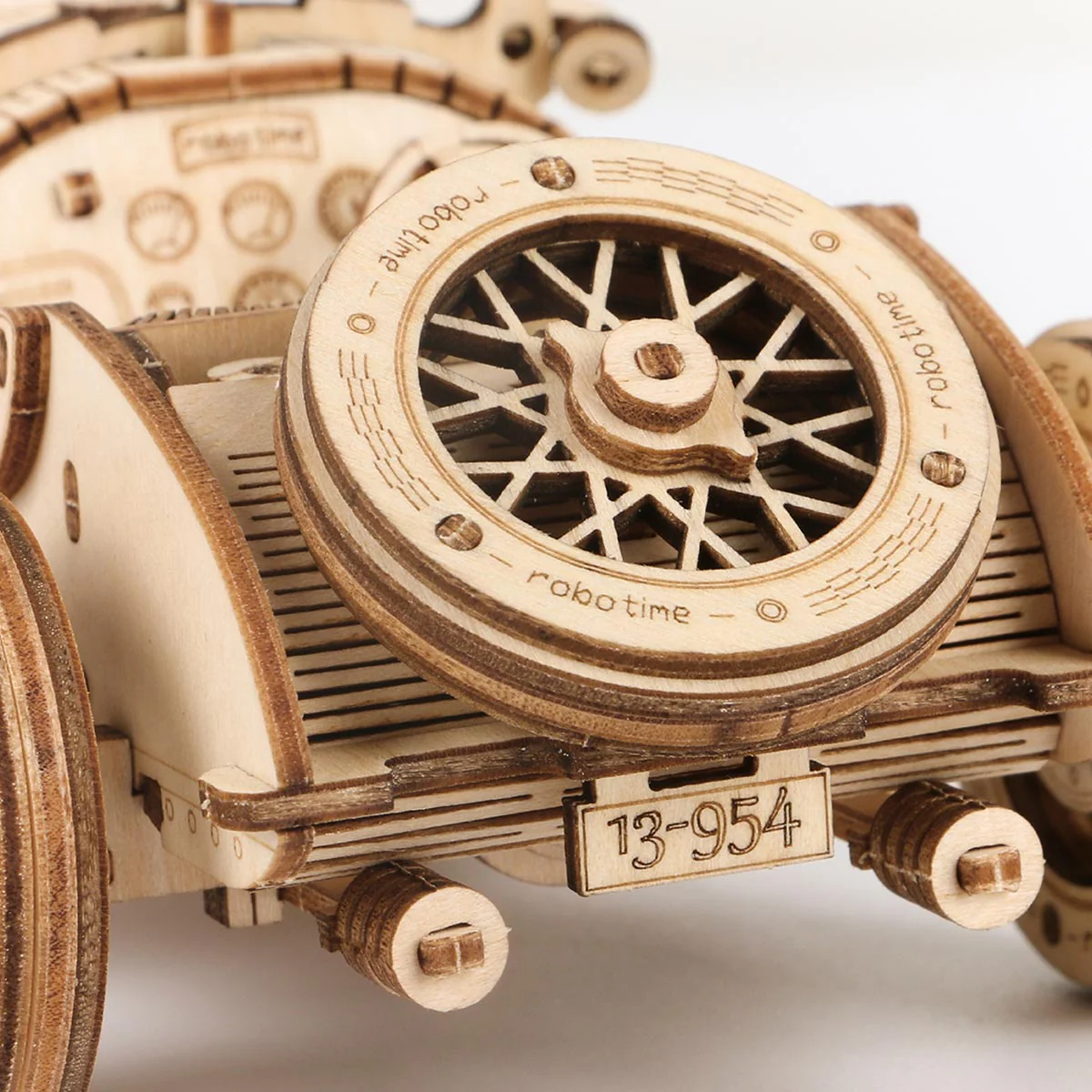 ROKR Grand Prix Car Scale Model 3D Wooden Puzzle MC401 - Image 6