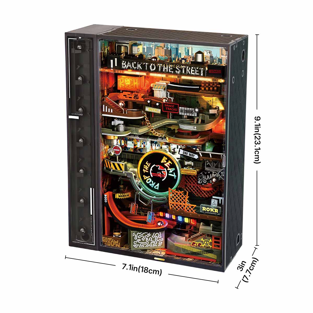 ROKR Hip-Hop Street Marble Run Mechanical 3D Puzzle MR03S - Image 10