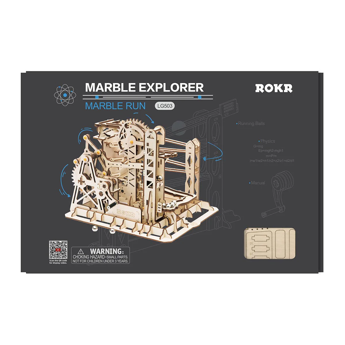 ROKR Marble Explorer Swingback Wall Marble Run LG503 - Image 7