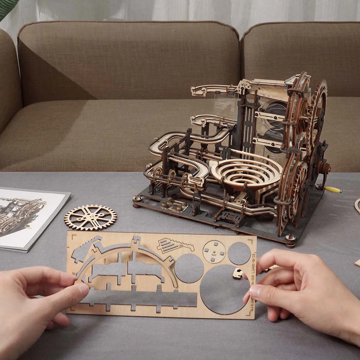 ROKR Marble Night City Marble Run 3D Wooden Puzzle LGA01 - Image 7