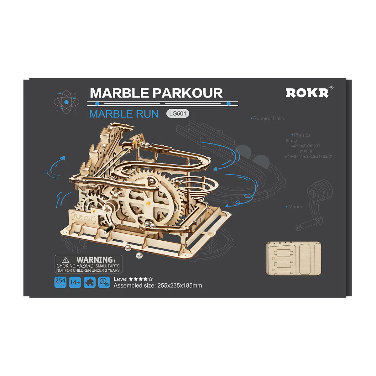 ROKR Marble Parkour Big Funnel Marble Run LG501 - Image 8