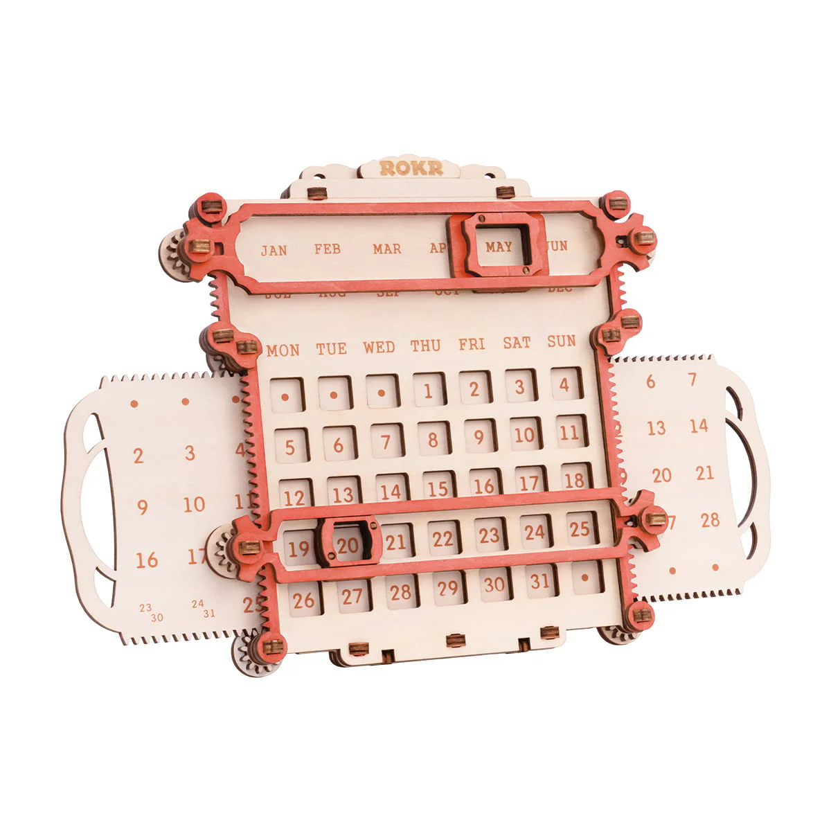 ROKR Penholder Calendar 3D Wooden Puzzle LC501