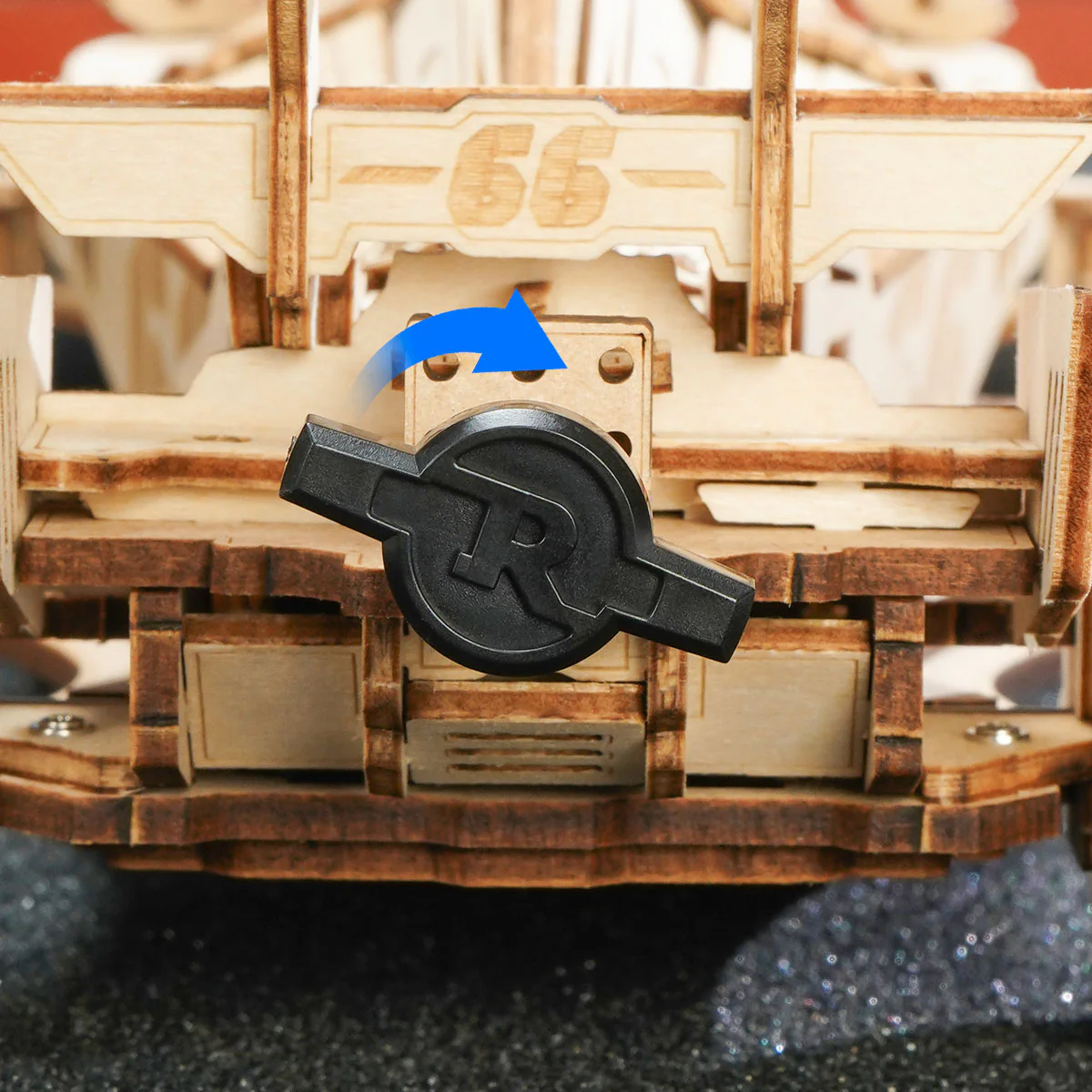 ROKR Racing Car 3D Wooden Puzzle LK505 - Image 4