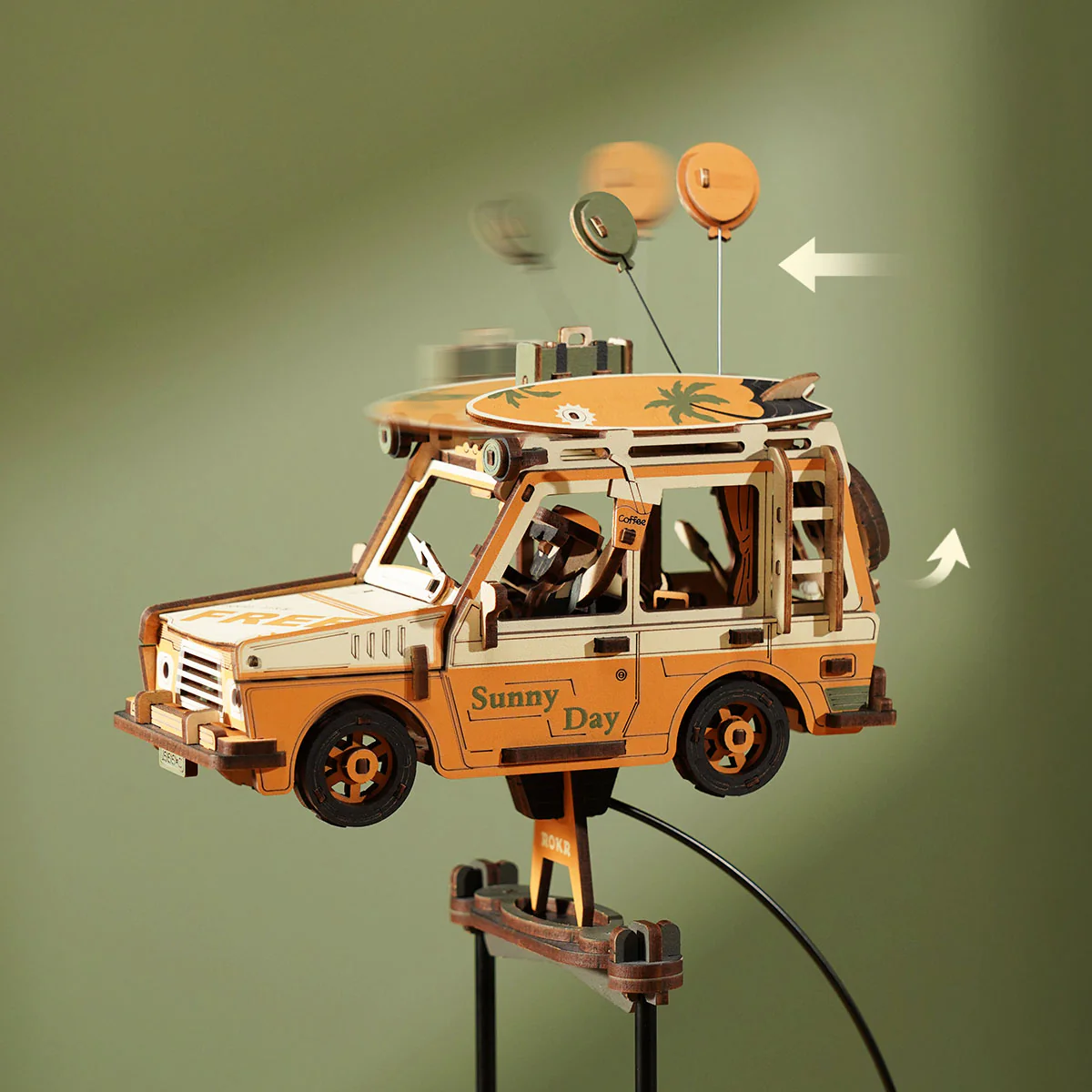 ROKR Road Tripper Pendulum Balance Toy 3D Puzzle MCD03 - Image 3