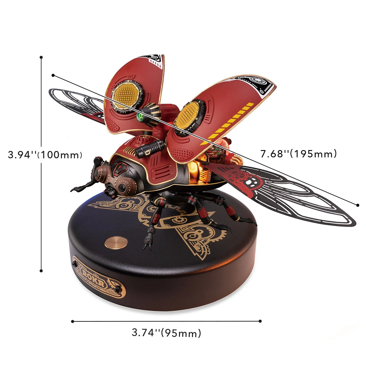 ROKR Scout Beetle Model DIY 3D Puzzle MI02 - Image 7