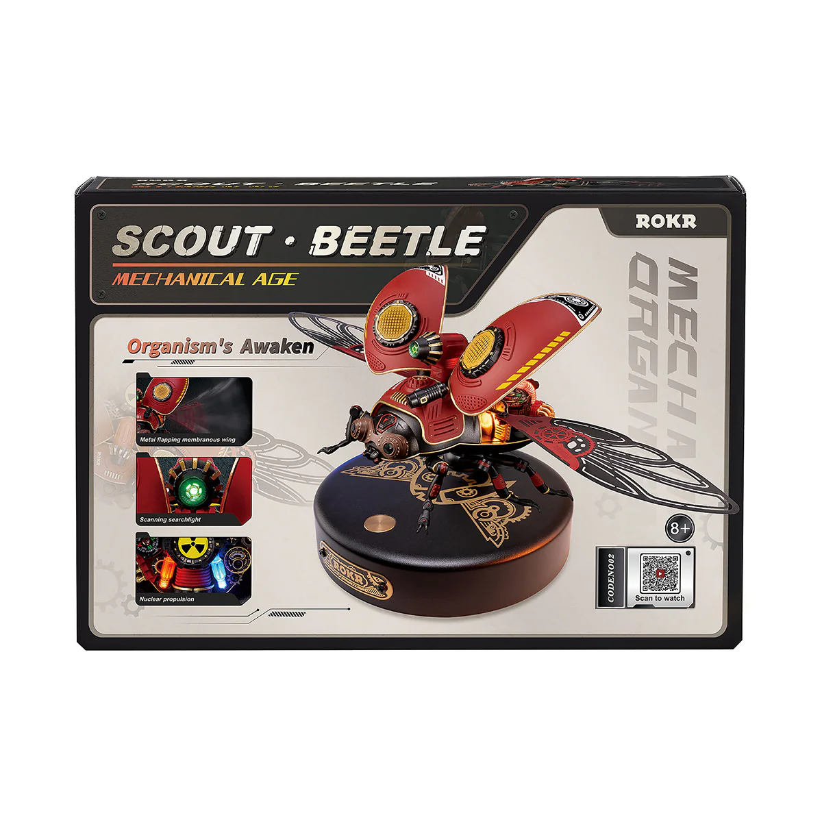 ROKR Scout Beetle Model DIY 3D Puzzle MI02 - Image 8