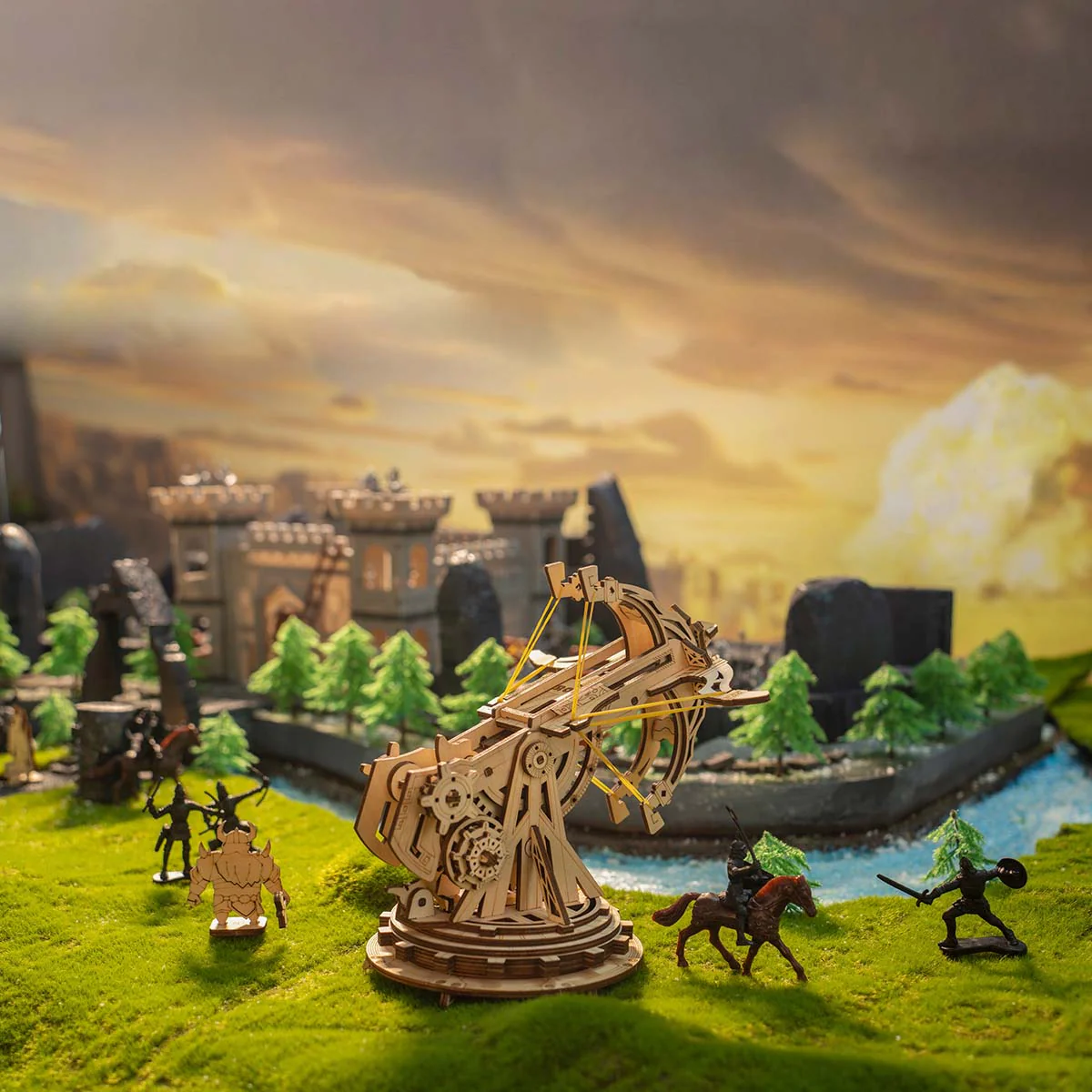 ROKR Siege Heavy Ballista 3D Wooden Puzzle KW401 - Image 4