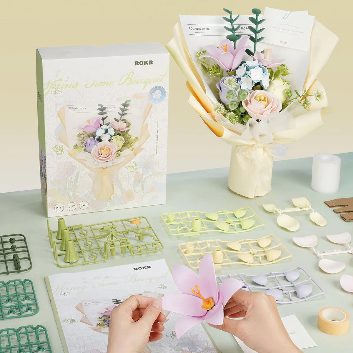 ROKR Spring Time Bouquet DIY 3D Puzzle AF01J - Image 4