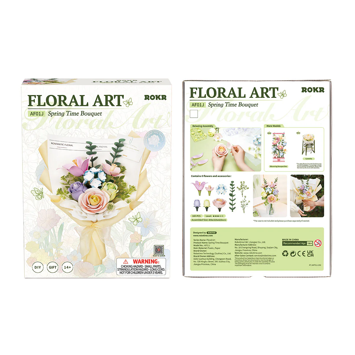ROKR Spring Time Bouquet DIY 3D Puzzle AF01J - Image 8
