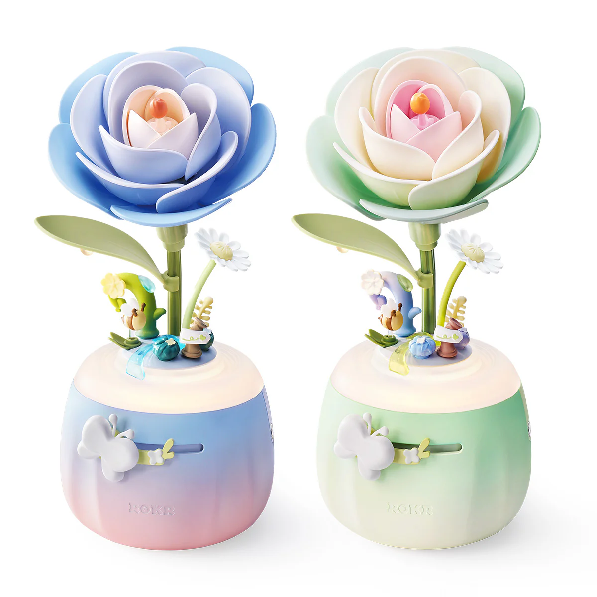ROKR Starry Camellia Lamp DIY 3D Flower Night Light AF01S - Image 8